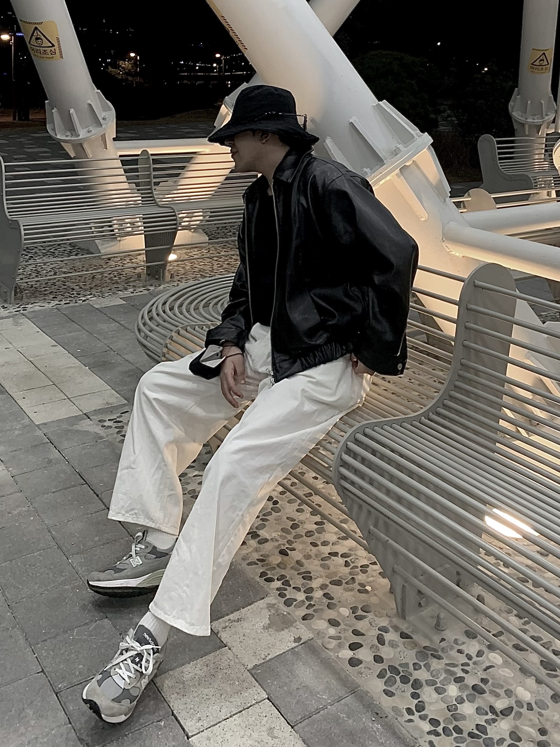 New Balance 992 Made in USA Grey - D Standard 착용 스타일 - 1