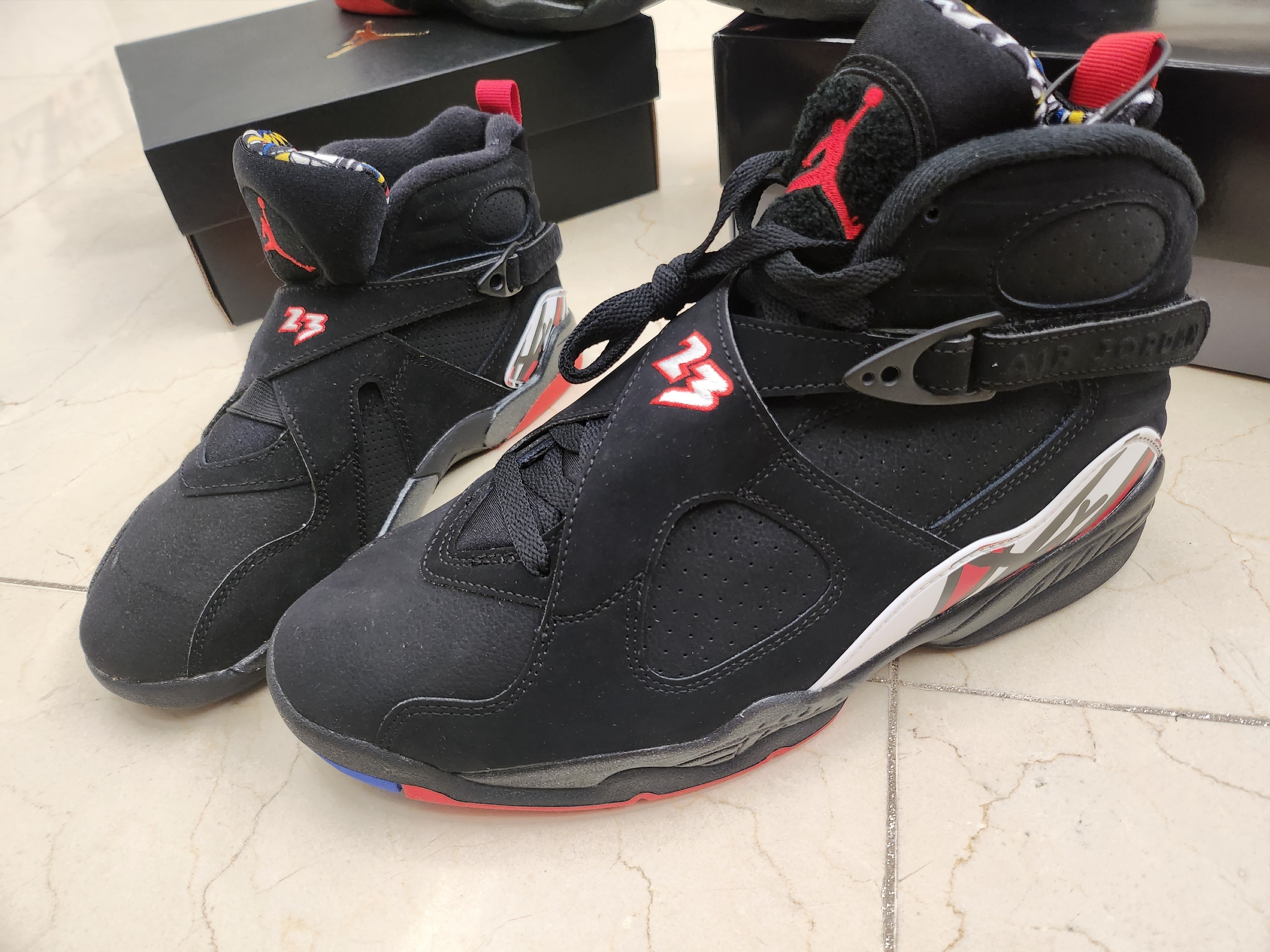 Jordan 8 Retro Playoffs 2023 착용 스타일 - 3