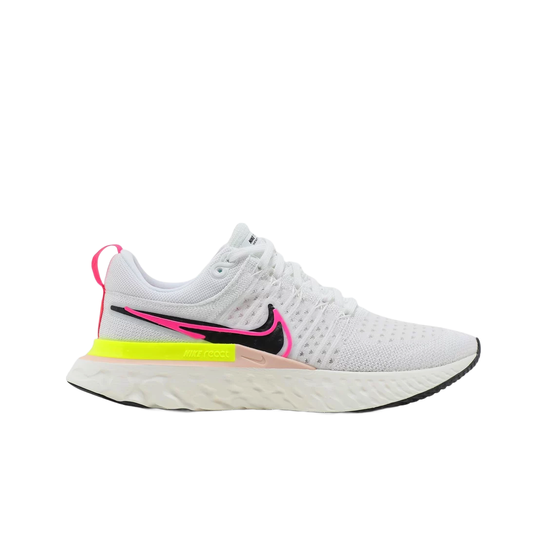 (W) 나이키 리액트 인피니티 런 플라이니트 2 화이트 핑크 블라스트((W) Nike React Infinity Run Flyknit 2 White Pink Blast)