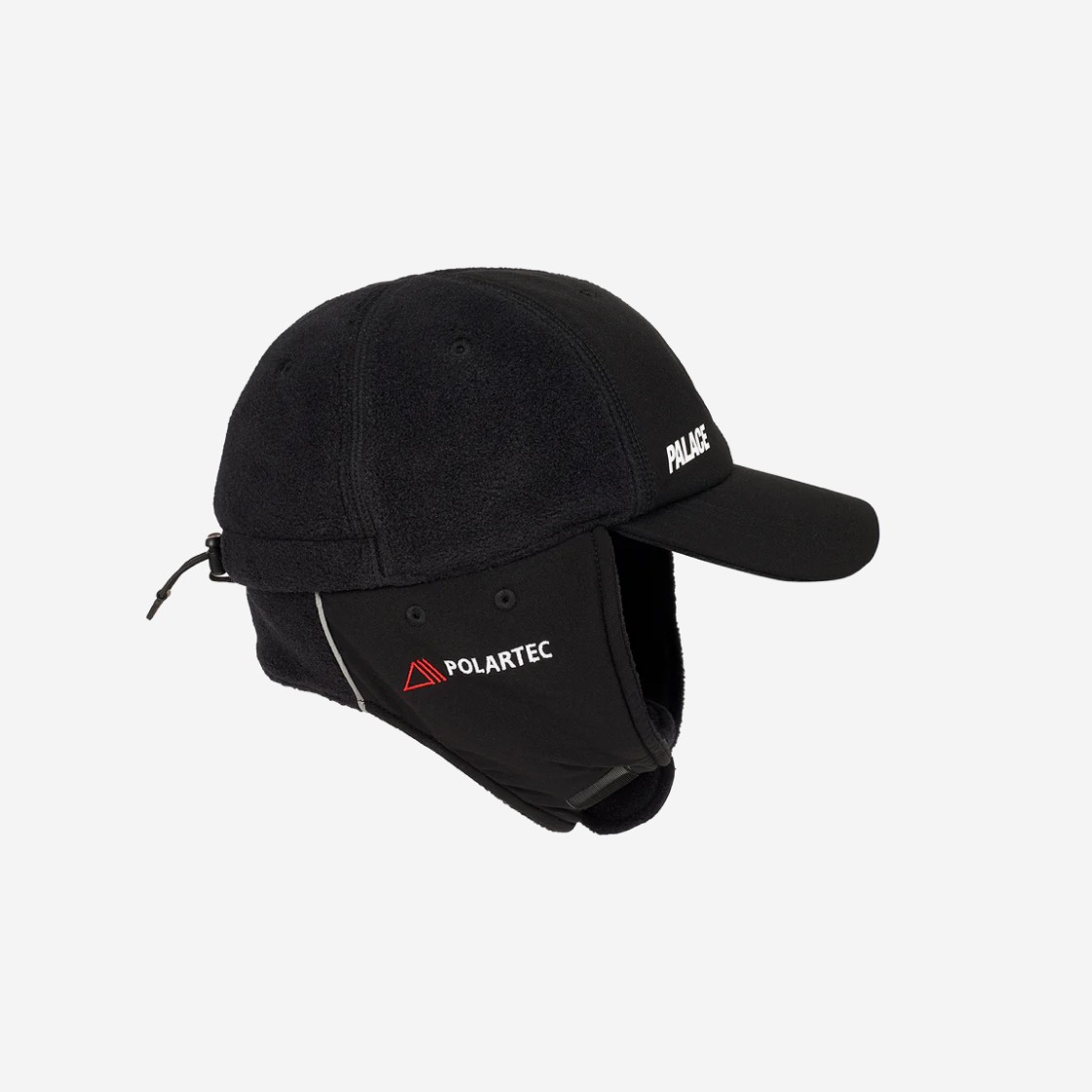 Palace Polartec Warmdome Earflap 5-Panel Black - 23FW 상세 이미지 2