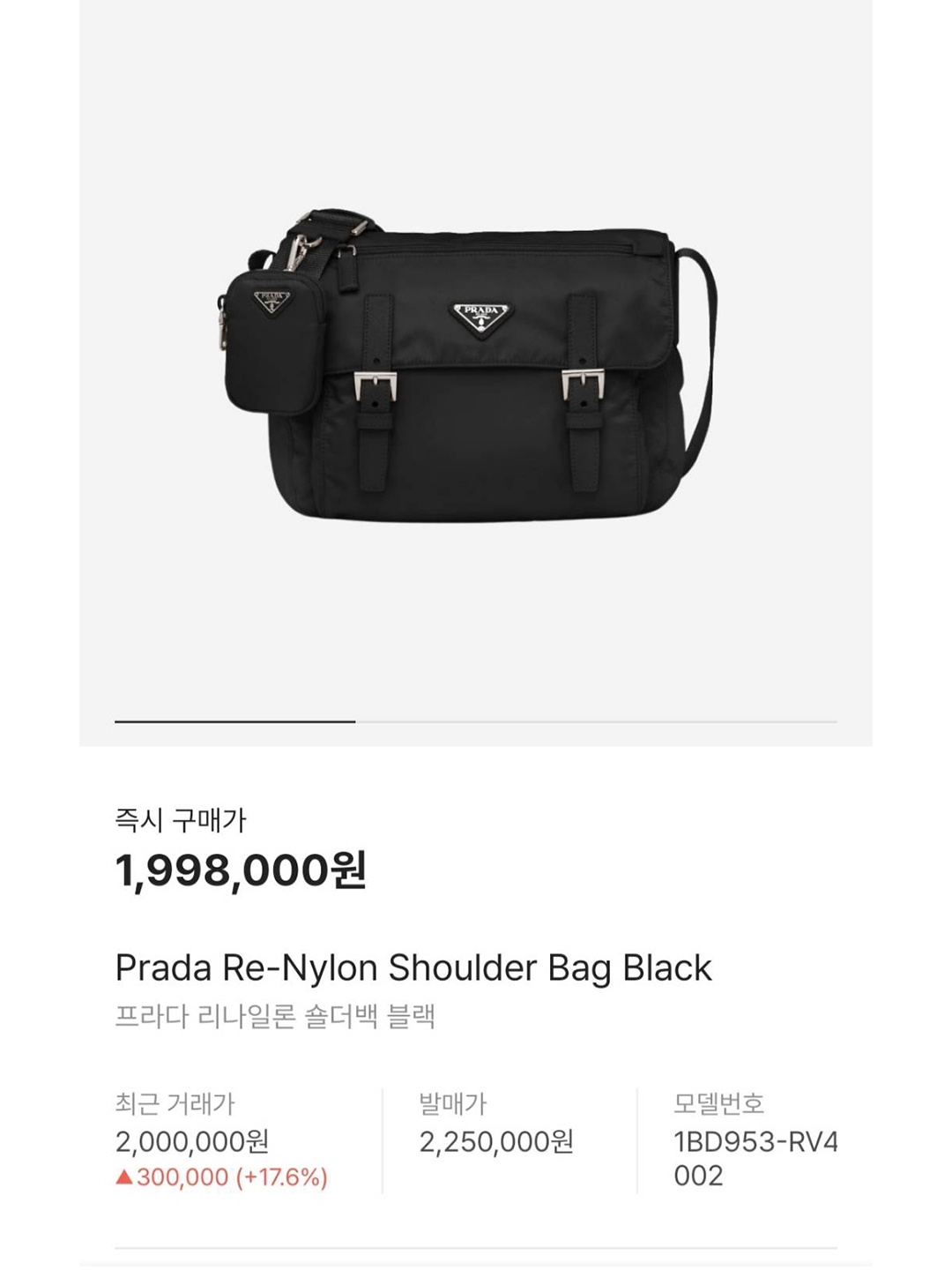 Prada Re-Nylon Shoulder Bag Black, Prada Re-Nylon Padded Shirt Jacket Black 착용 스타일 - 8