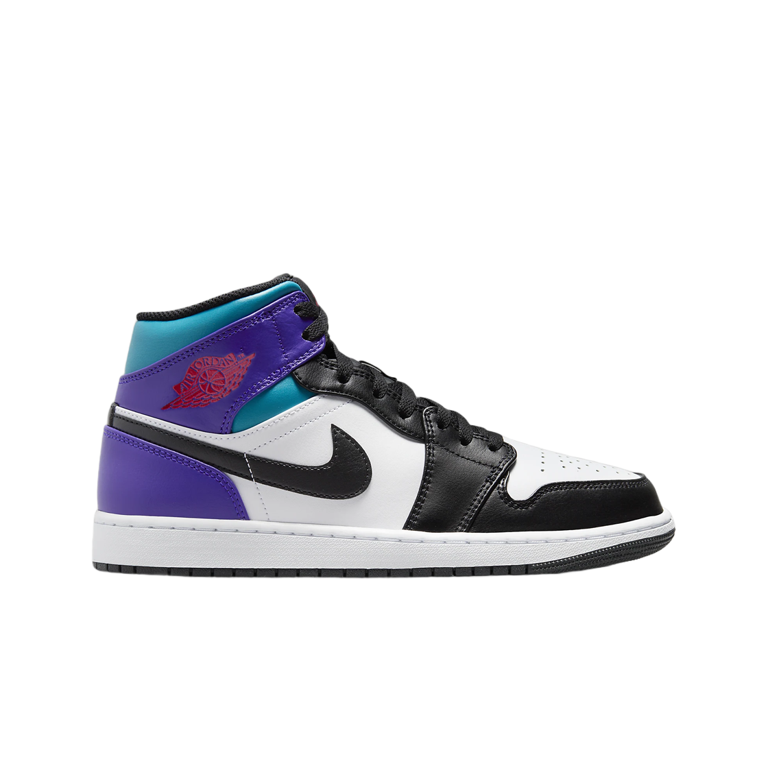 조던 1 미드 브라이트 콩코드 화이트(Jordan 1 Mid Bright Concord White)