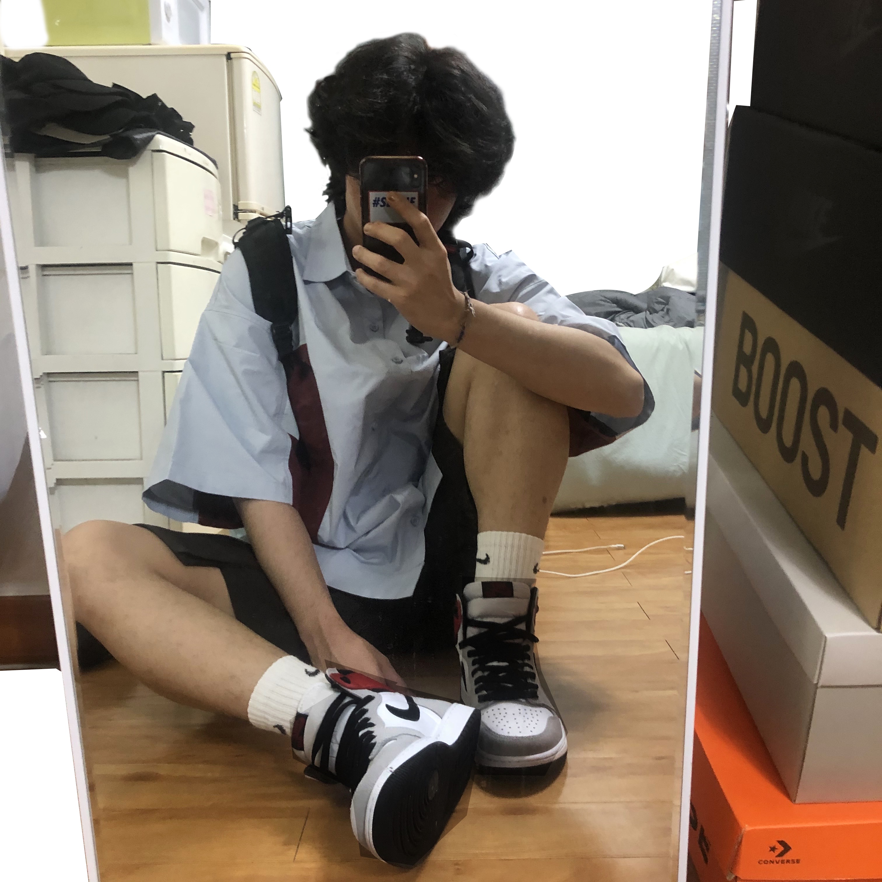 Jordan 1 Retro High OG Light Smoke Grey 착용 스타일