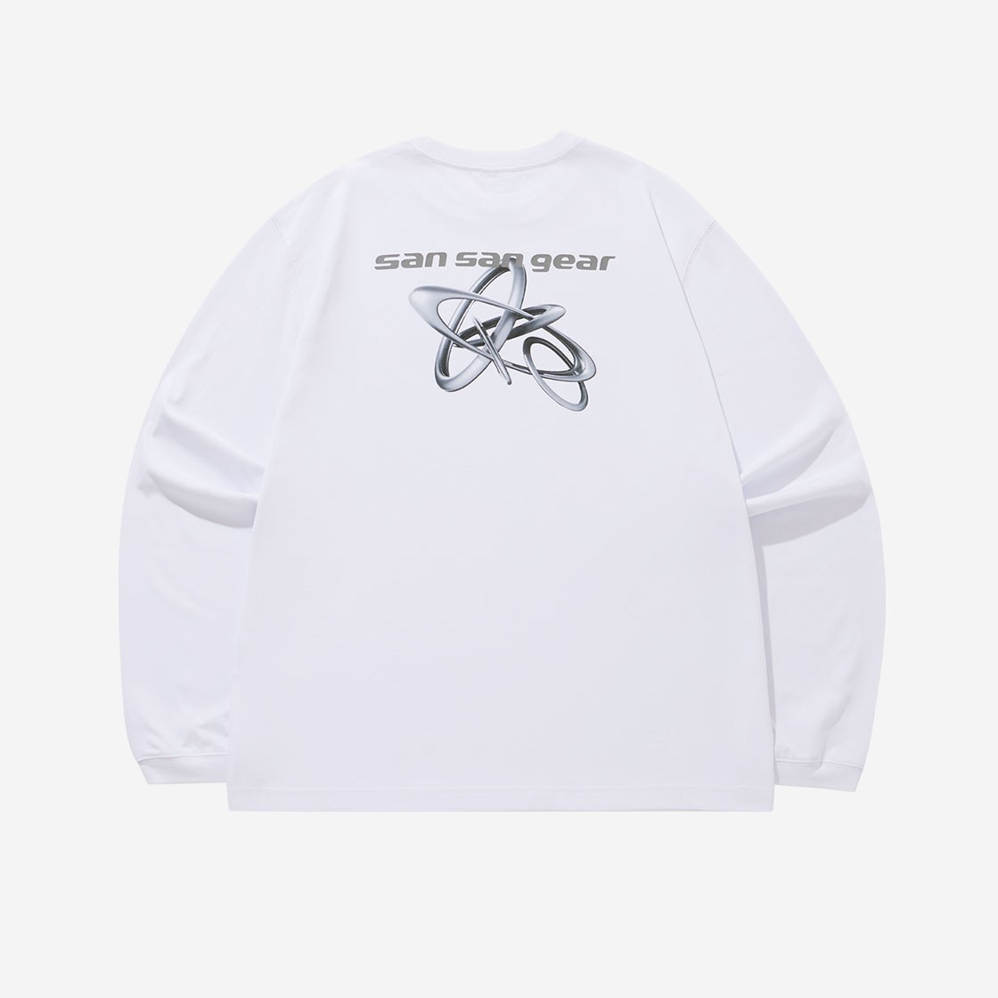 Sansan Gear Logo Long Sleeves White - 23FW 상세 이미지 2