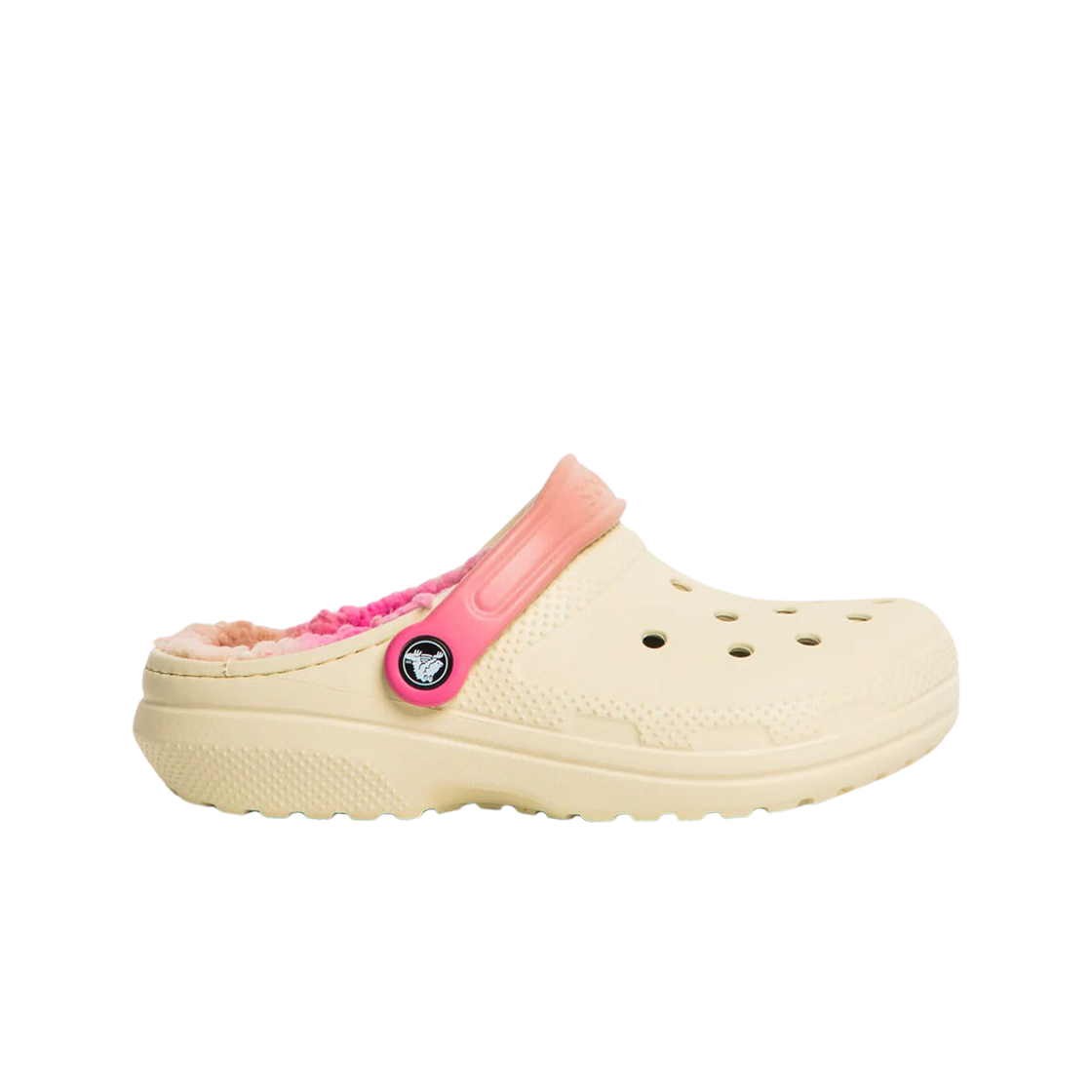 크록스 클래식 플랫폼 라인드 딥 클로그 본 멀티(Crocs Classic Lined Color Dip Clog Bone Multi)