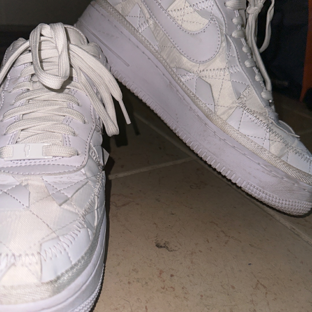 Nike x Billie Eilish Air Force 1 Low SP Triple White 착용 스타일