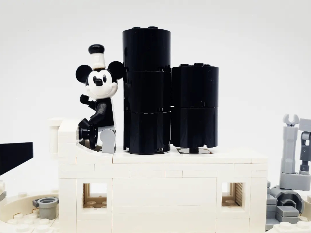 Lego Disney Mini Steamboat Willie 착용 스타일 - 4