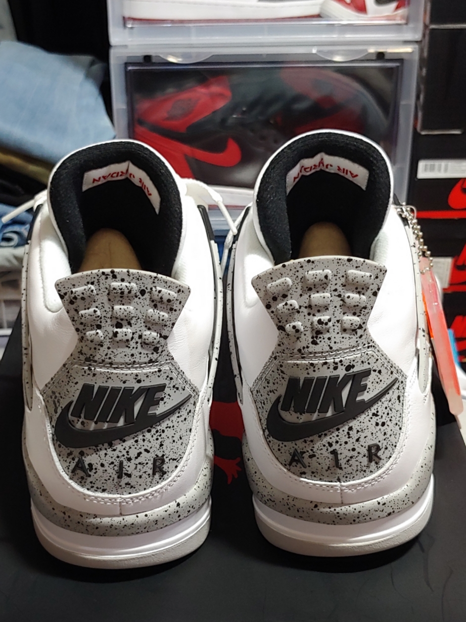 Jordan 4 Retro OG White Cement 2016 착용 스타일 - 2