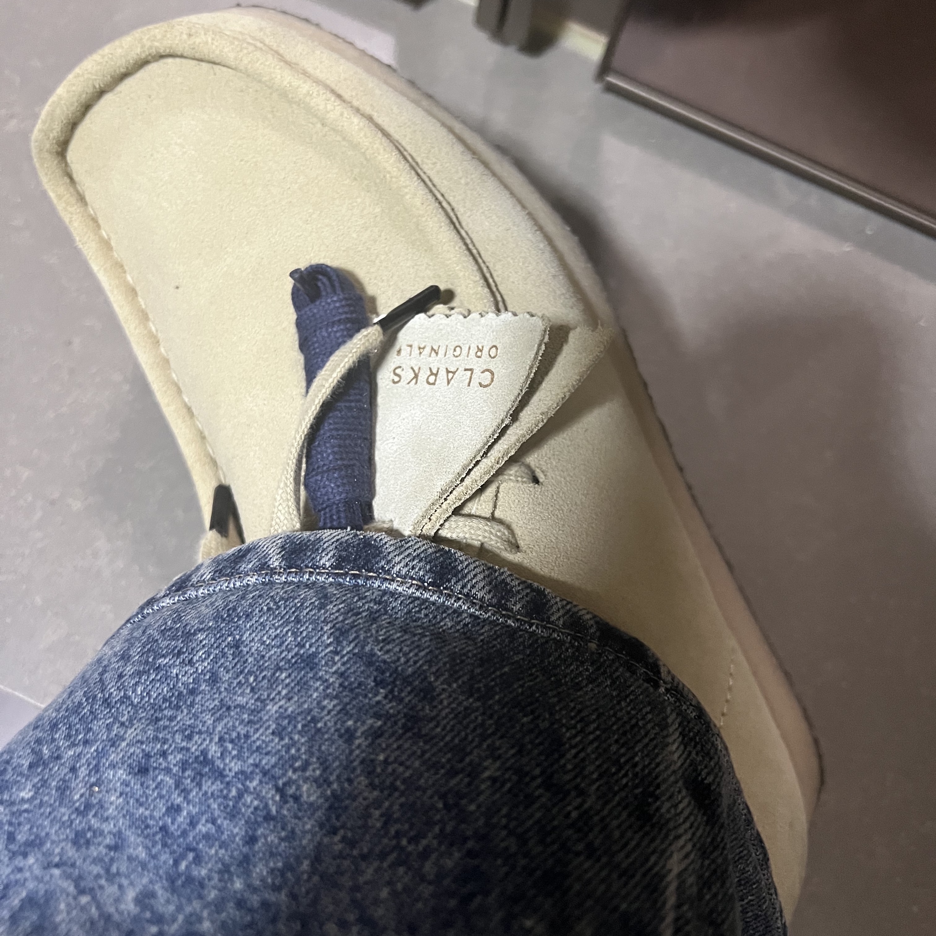 Clarks Wallabee Maple Suede 착용 스타일