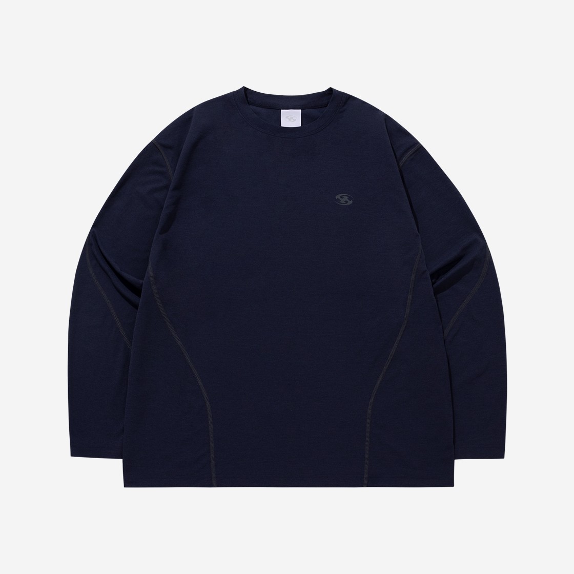 Sansan Gear Stitch Long Sleeves Navy - 23FW 상세 이미지 1