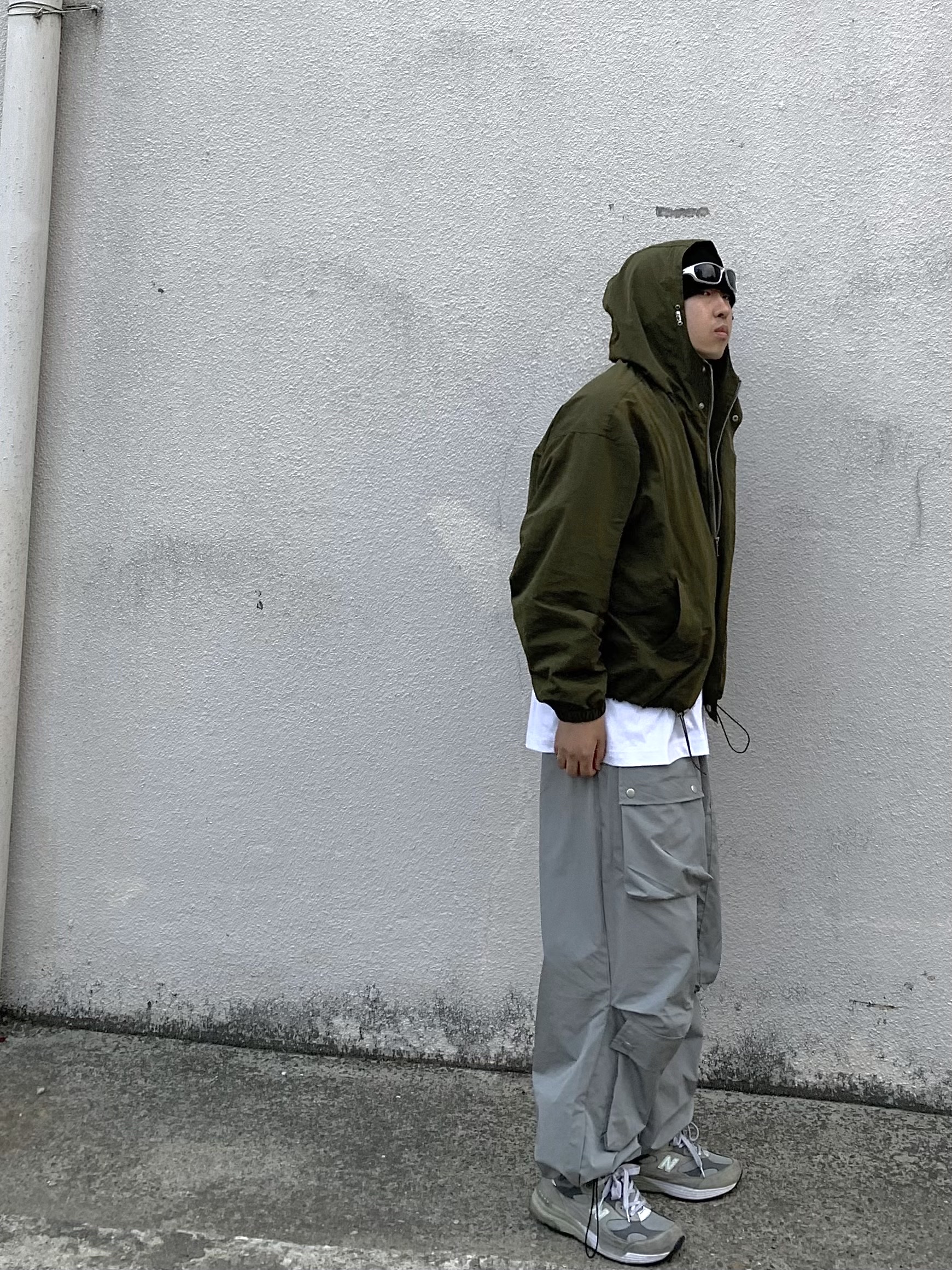 New Balance 992 Made in USA Grey - D Standard 착용 스타일 - 3