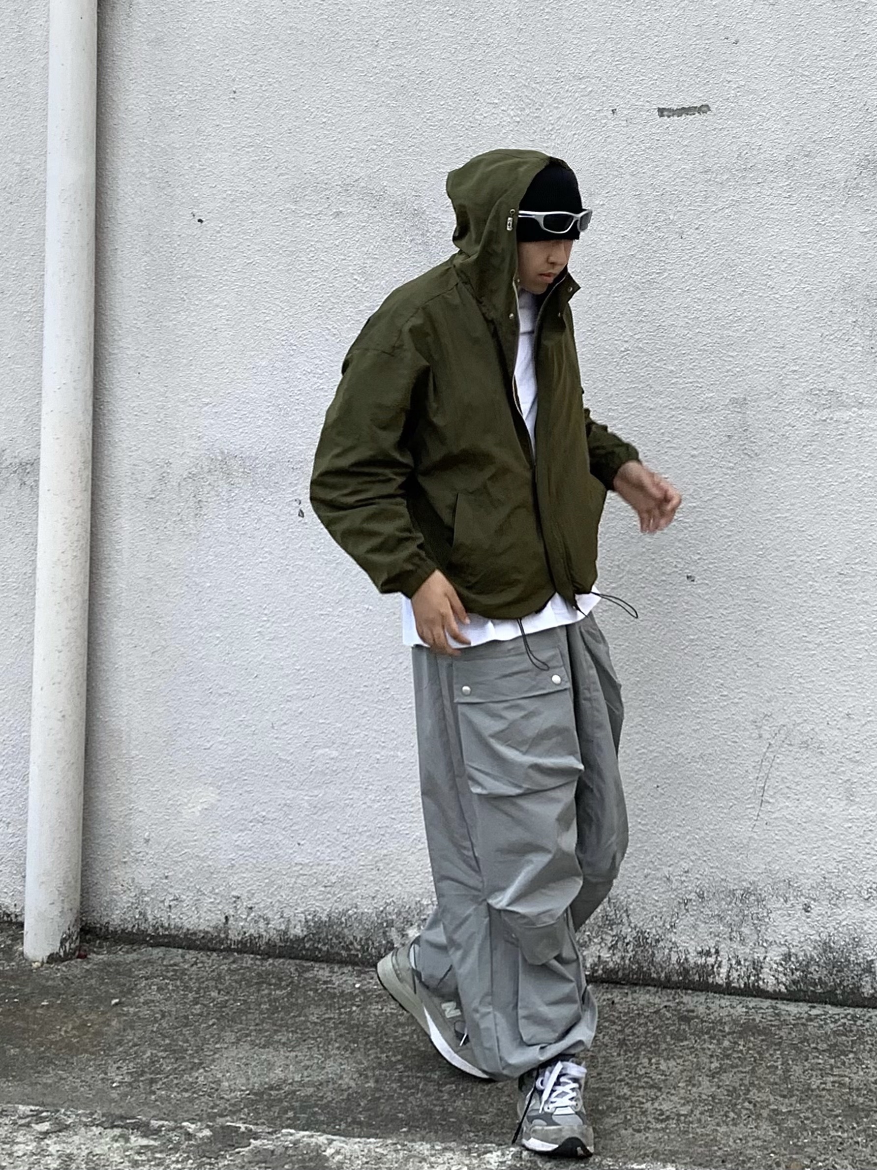 New Balance 992 Made in USA Grey - D Standard 착용 스타일 - 1