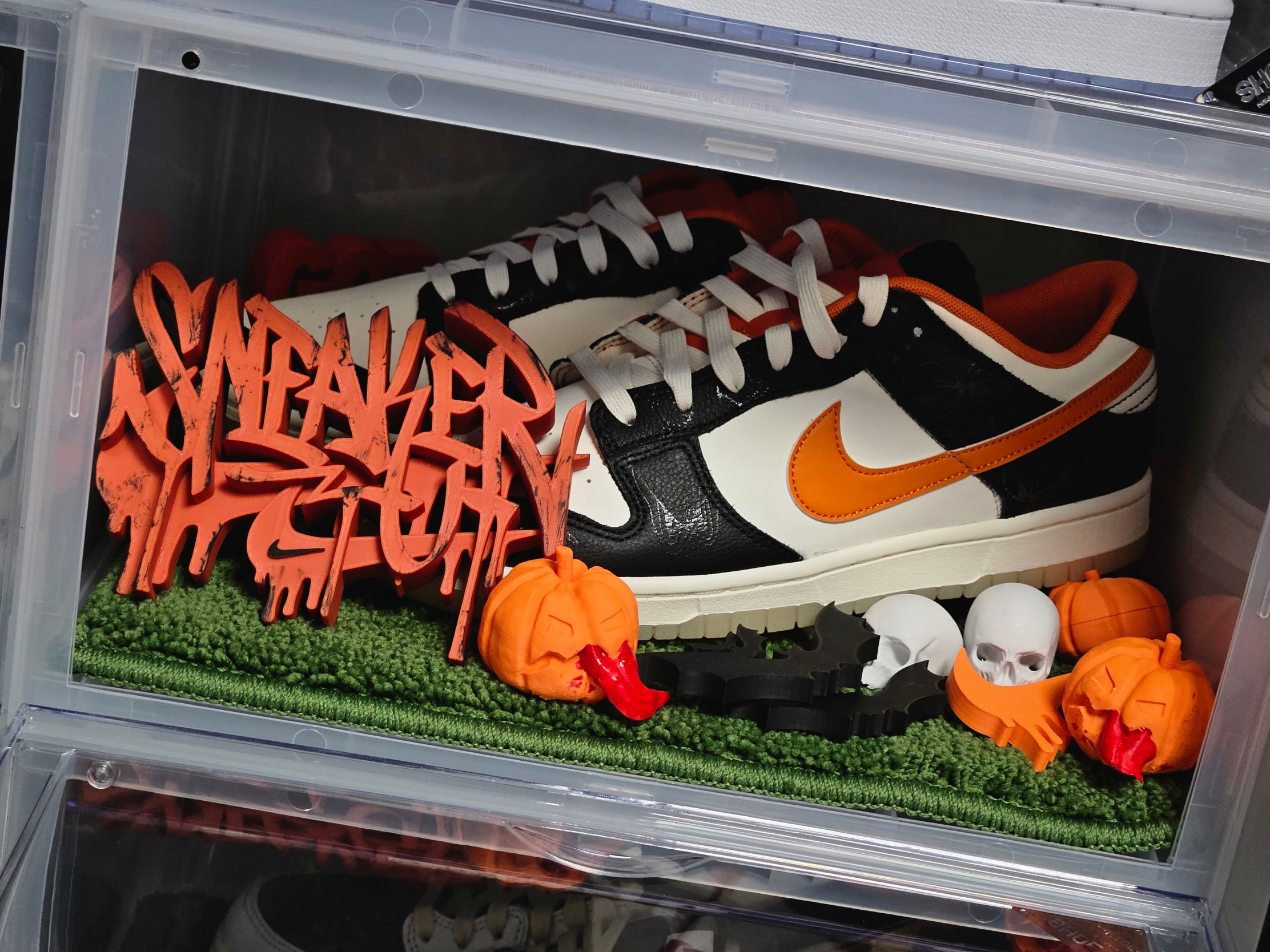 Nike Dunk Low Retro PRM Halloween 착용 스타일 - 1