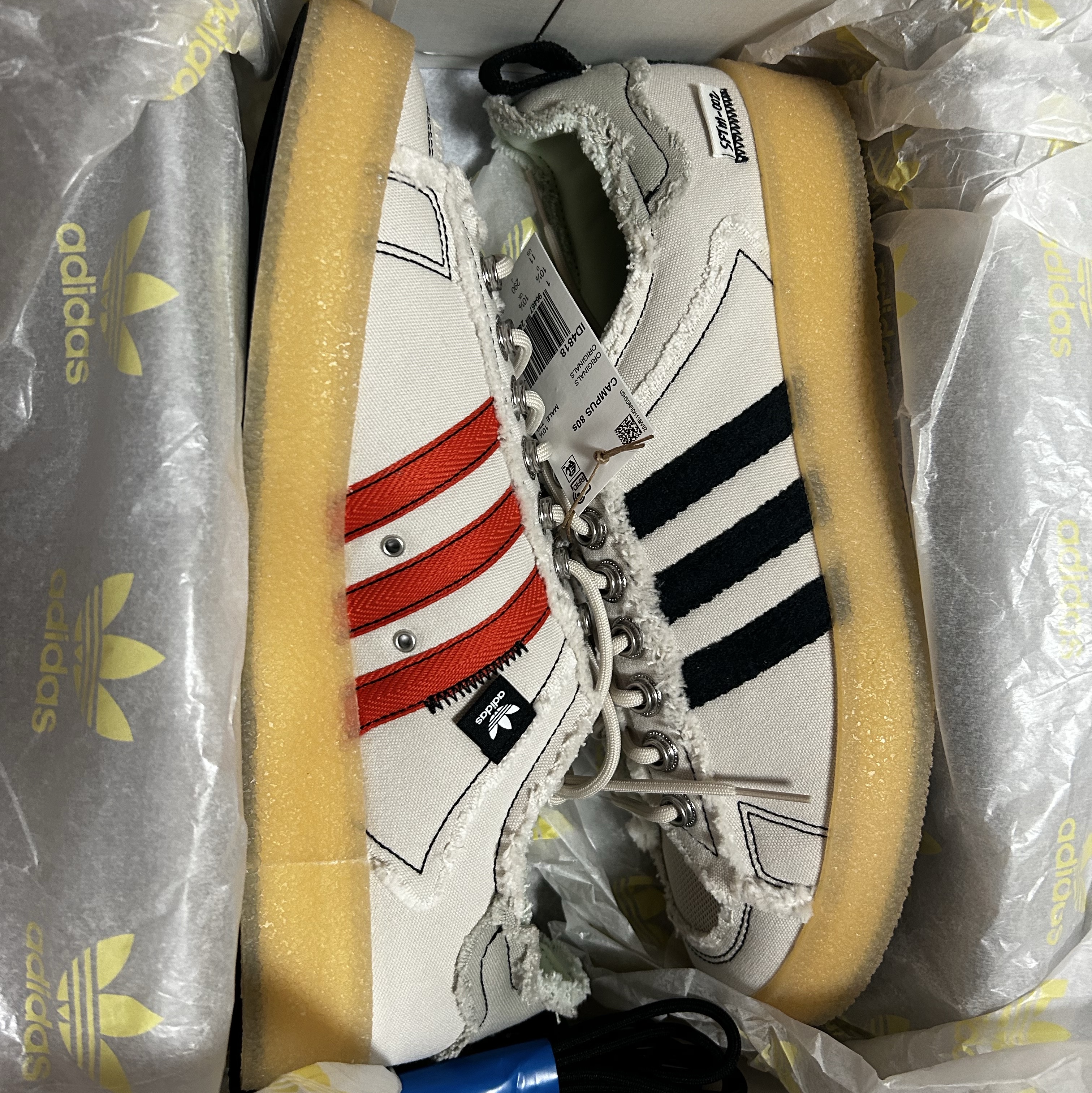 Adidas x Song for the Mute Campus 80s Bliss Core Black 착용 스타일 - 4