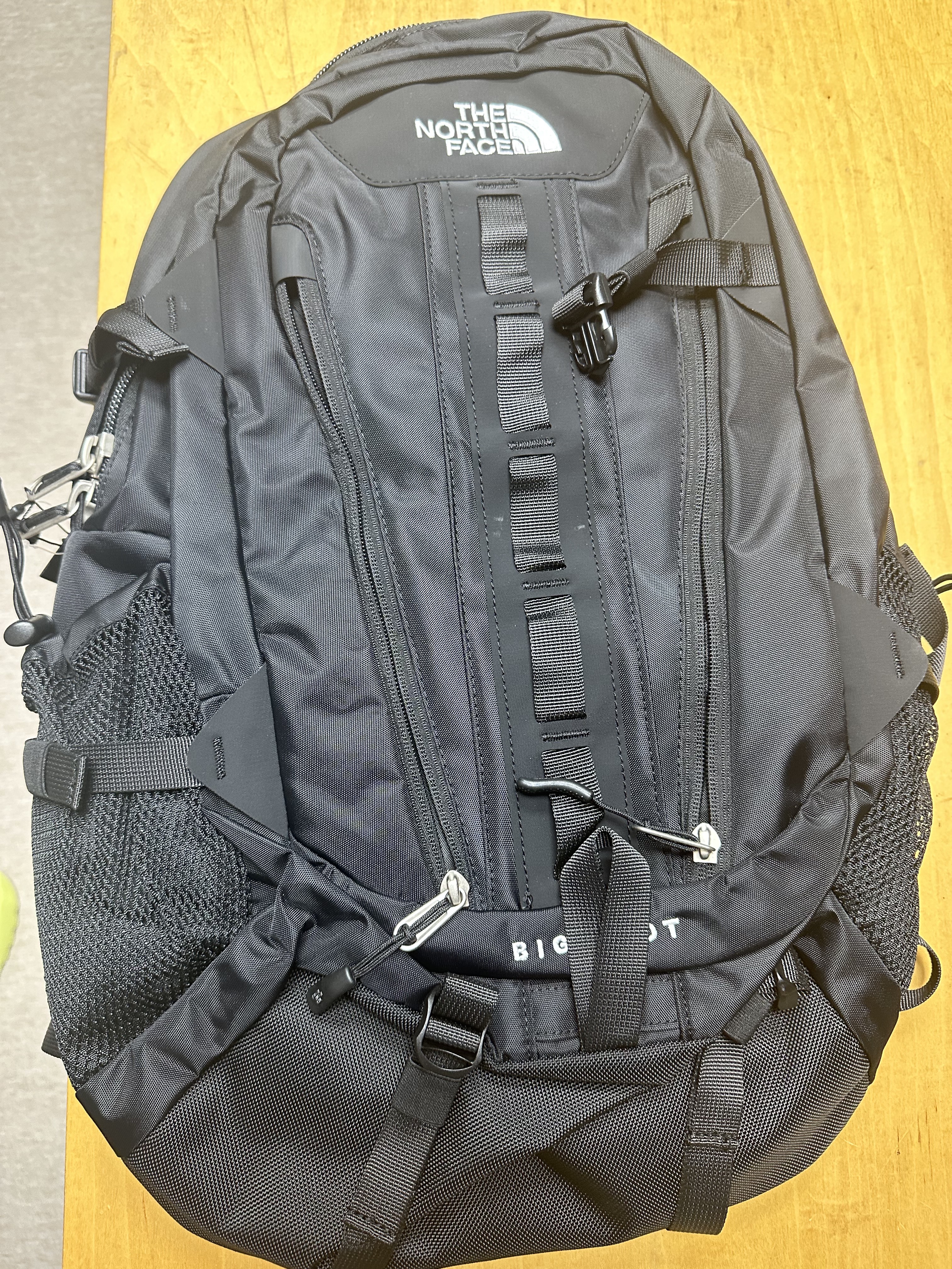 The North Face Big Shot Black 착용 스타일