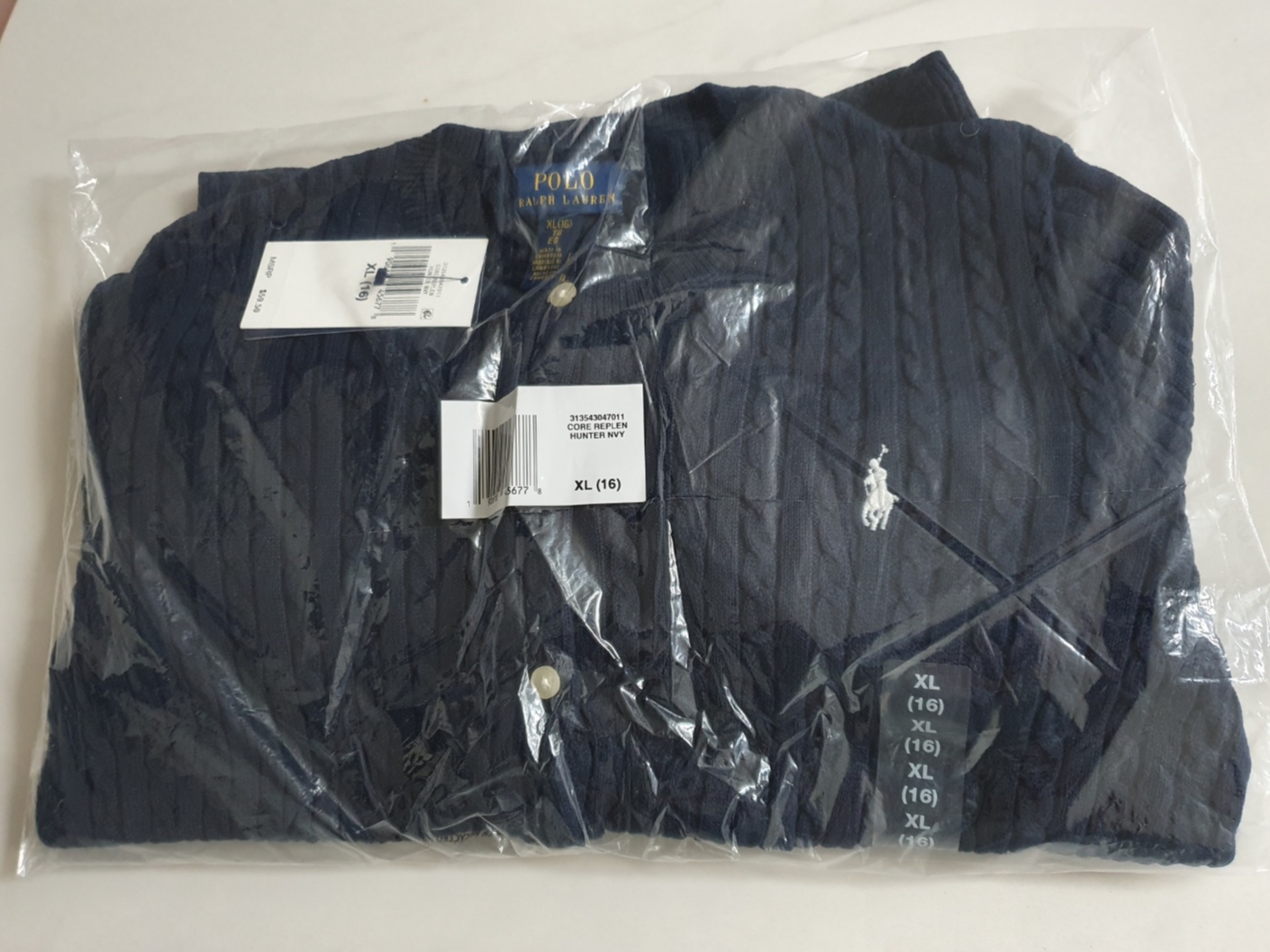 [30% 적립] Polo Ralph Lauren Children Mini Cable Cotton Cardigan Hunter Navy 착용 스타일
