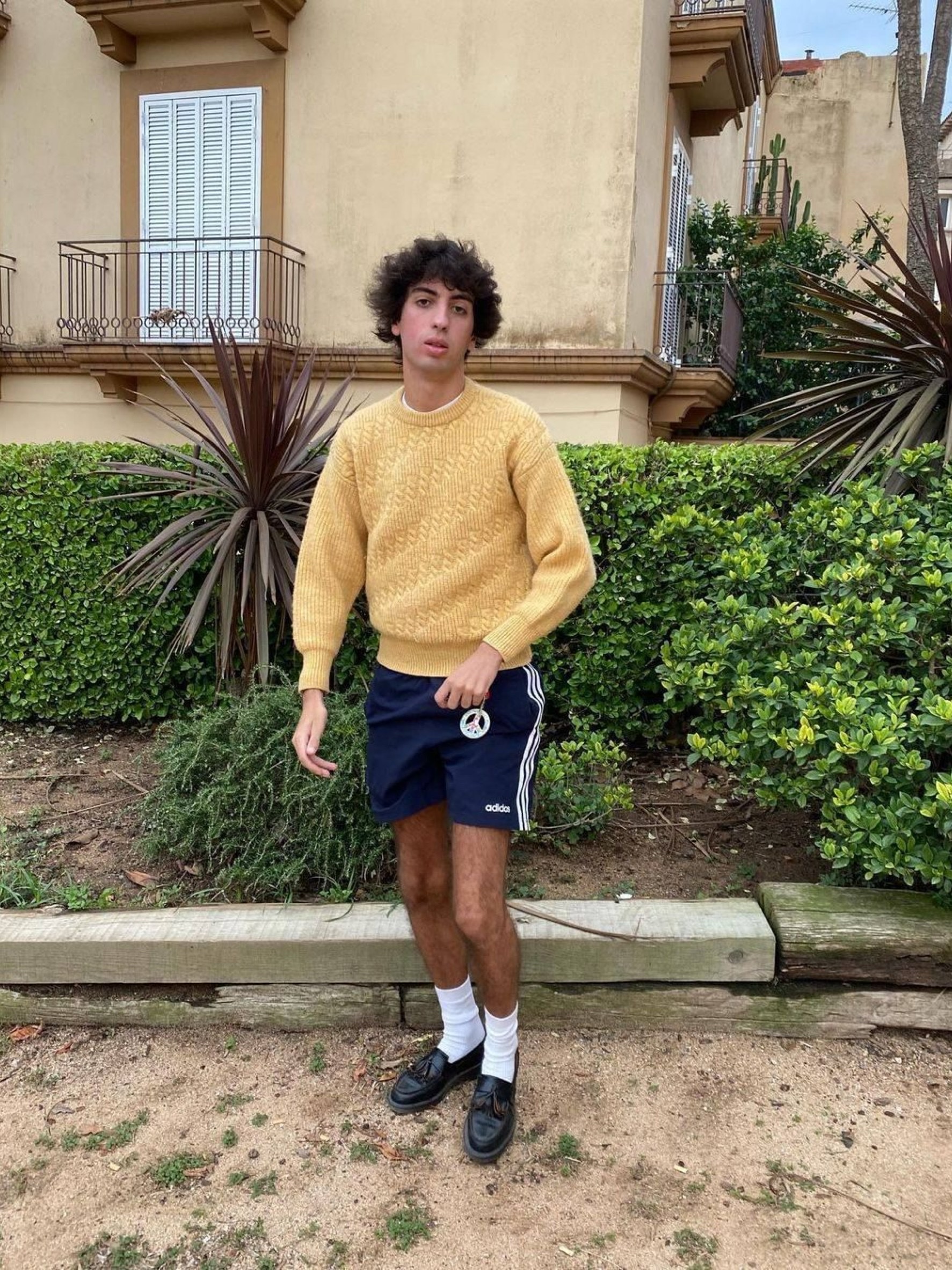 Thevinylhouse Carpenter Denim Shorts Blue, Adidas Squadra 21 Shorts Navy Blue - KR Sizing 착용 스타일 - 3