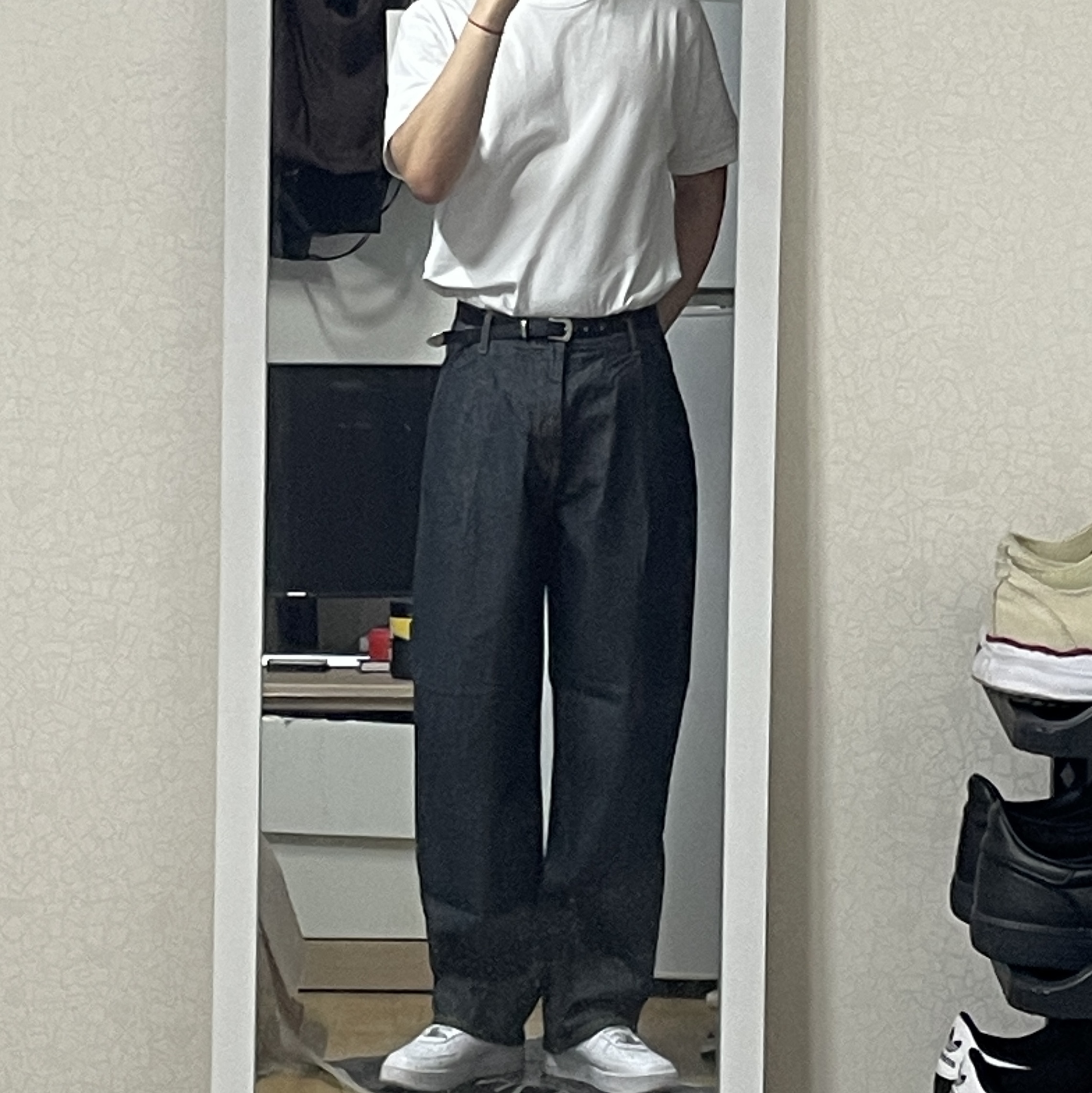 Nike Air Force 1 '07 Low White 착용 스타일