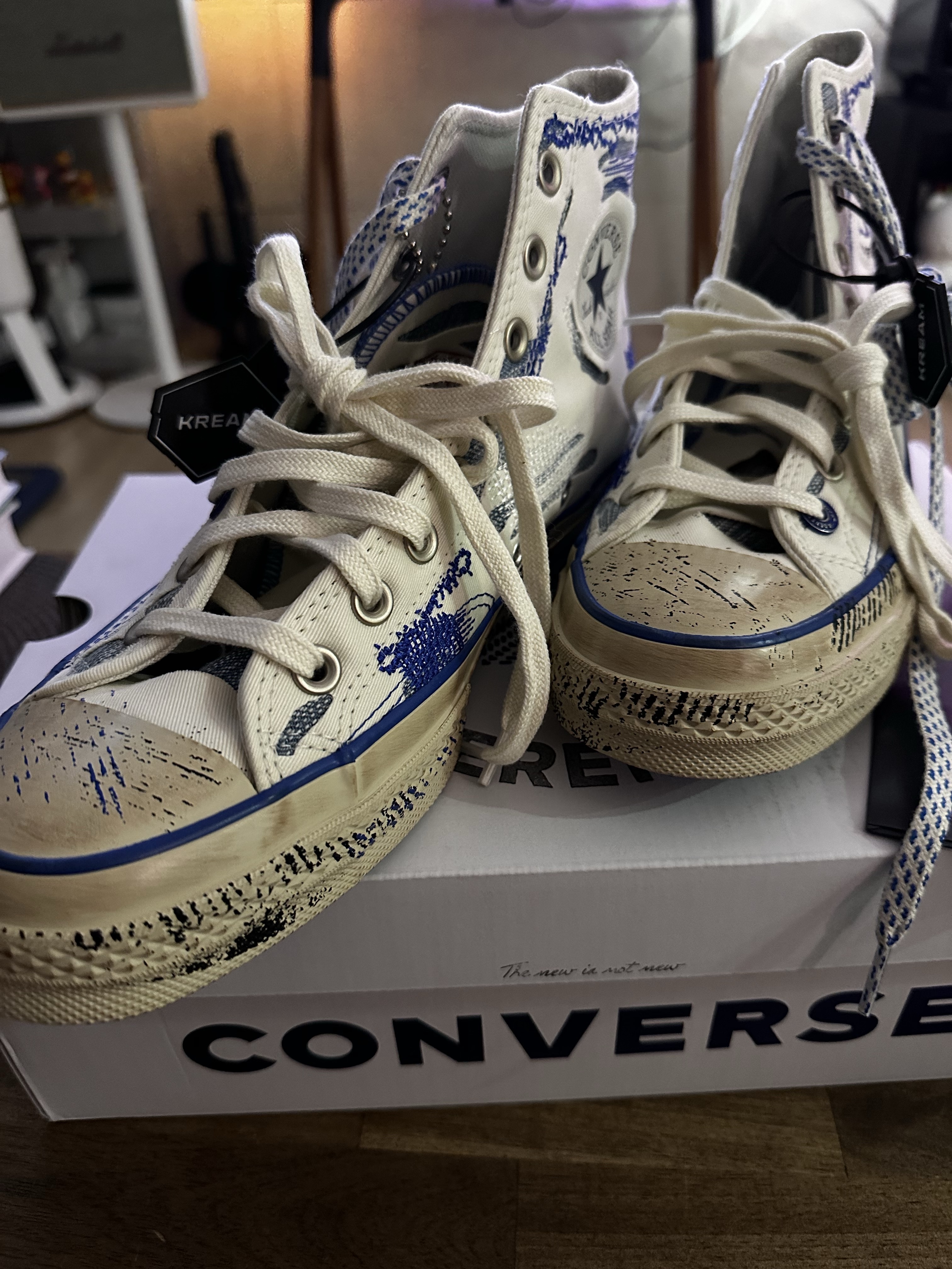 Converse x Ader Error Chuck 70 High White 착용 스타일