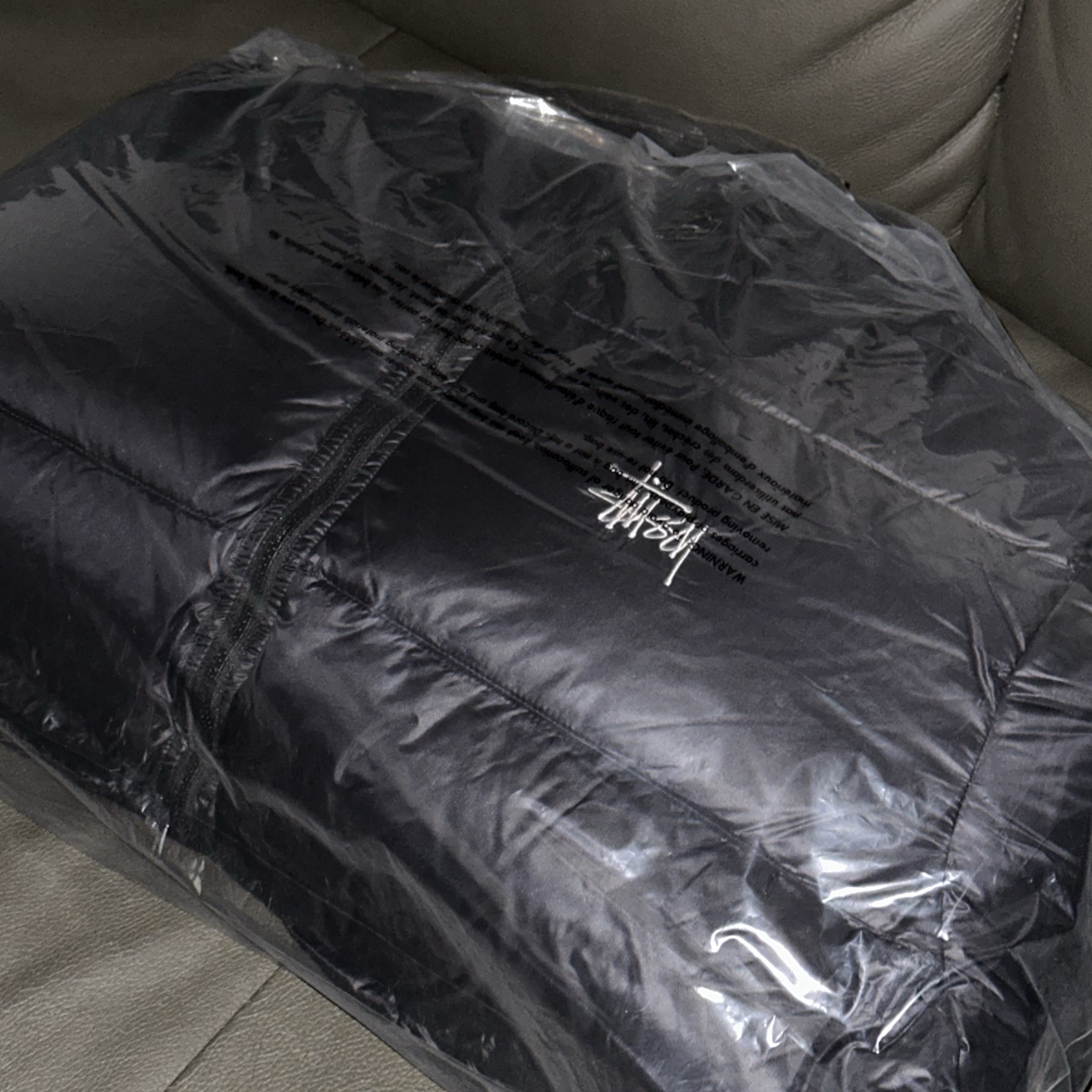 Stussy Down Parka Micro Ripstop Phantom Black 착용 스타일