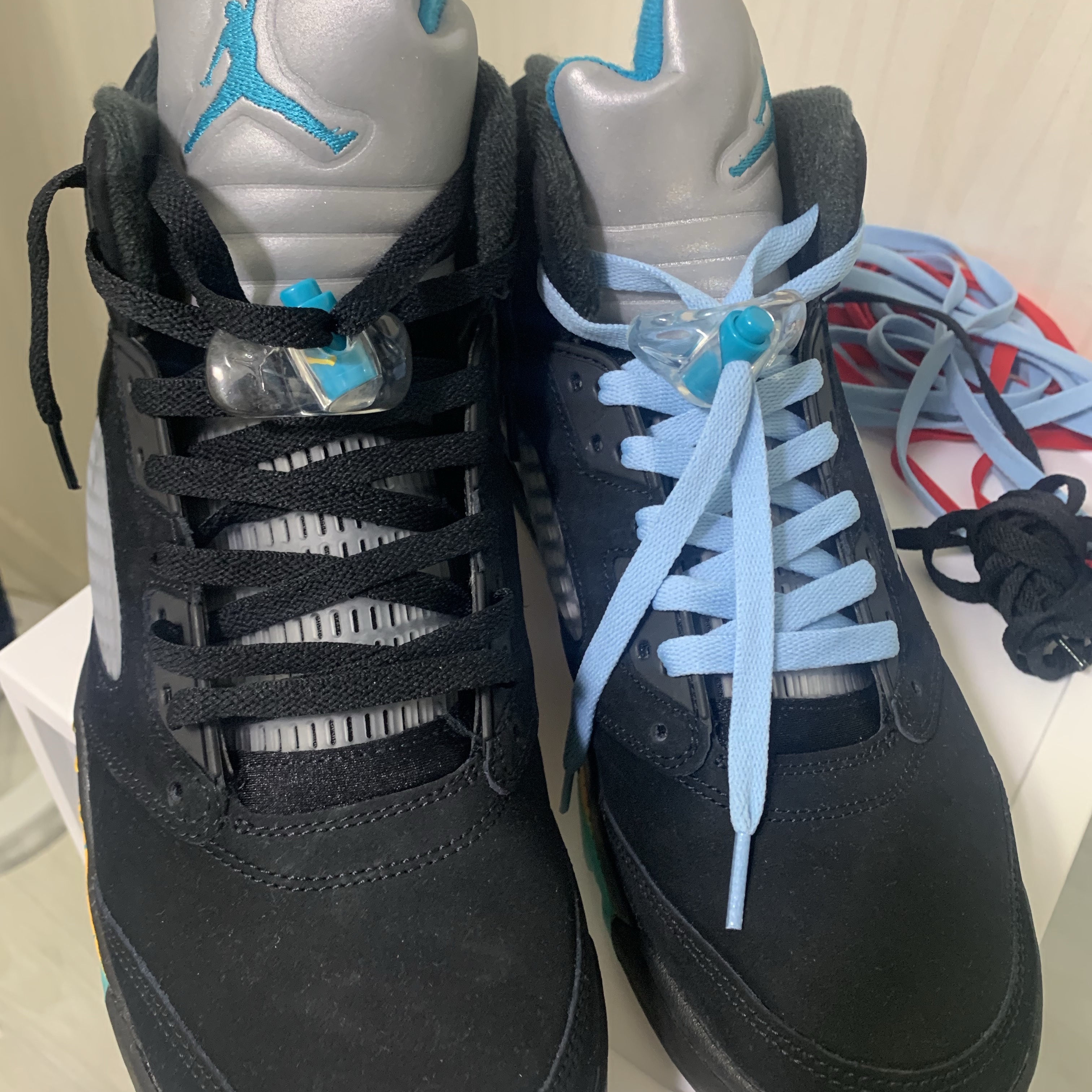 Jordan 5 Retro Aqua 착용 스타일