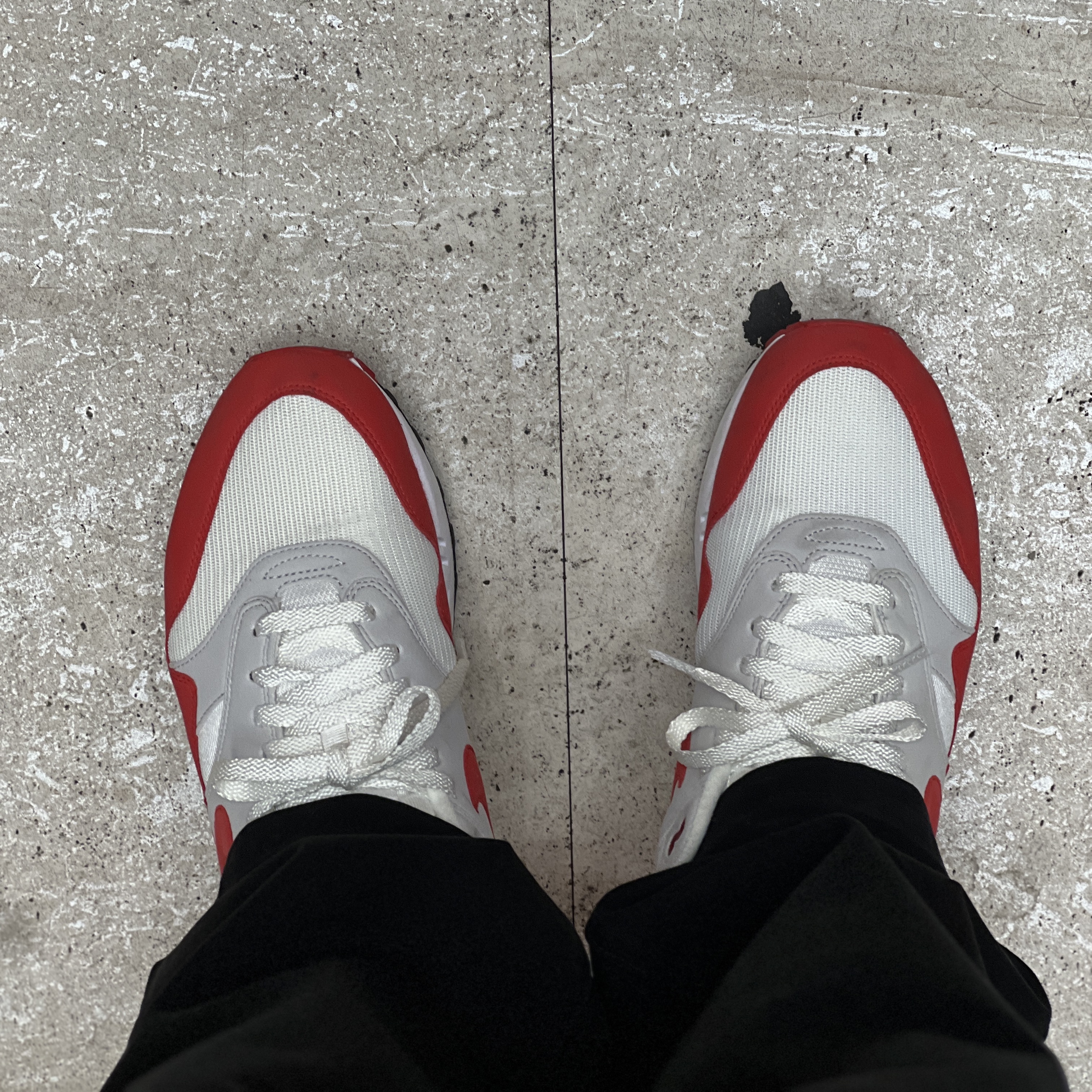 Nike Air Max 1 Anniversary Red 2017 착용 스타일
