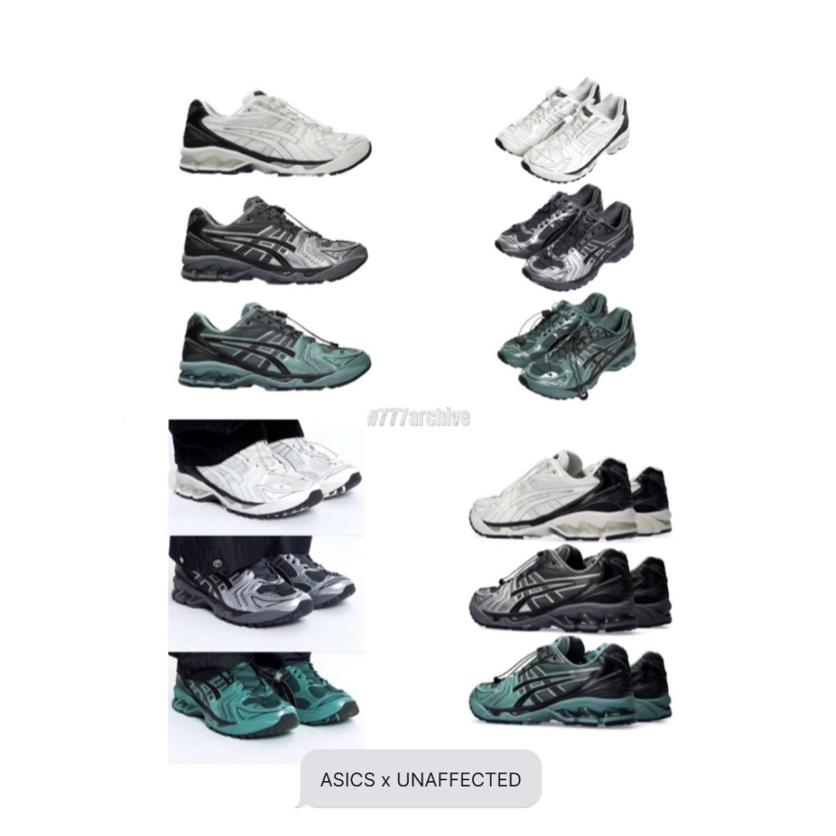 Asics x Unaffected Gel-Kayano 14 Galaxy White, Asics x Unaffected Gel-Kayano 14 Silver Moon 착용 스타일 - 1
