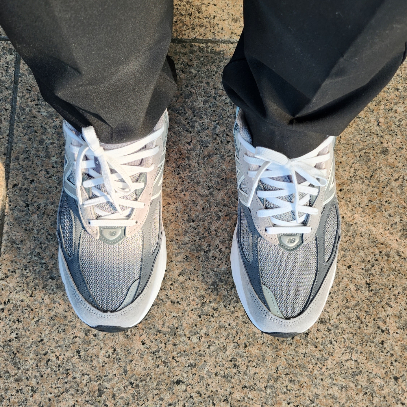 New Balance 990v6 Made in USA Grey - D Standard 착용 스타일