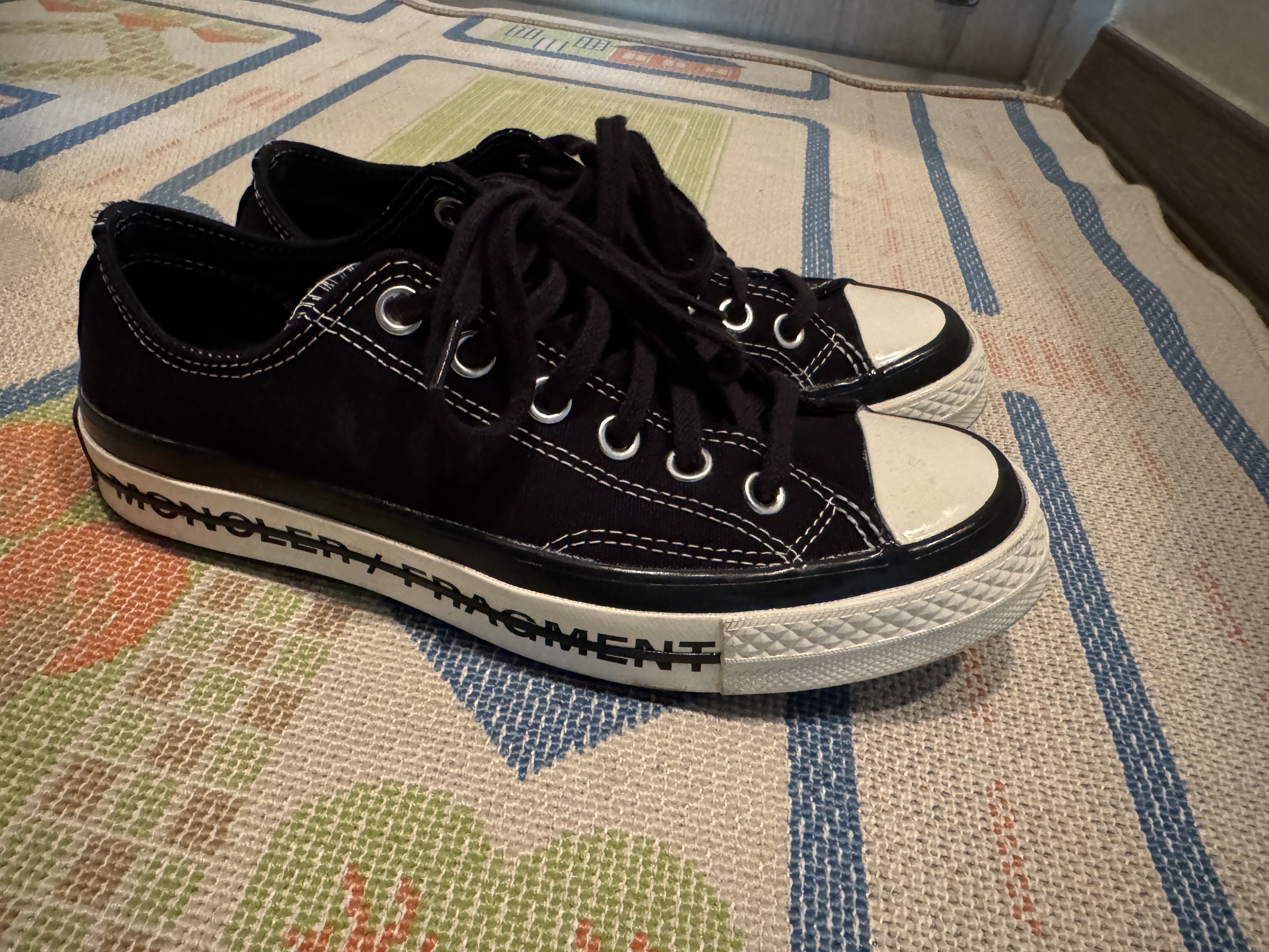 Converse x Moncler x Fragment Chuck 70 Ox Fraylor III Black 착용 스타일