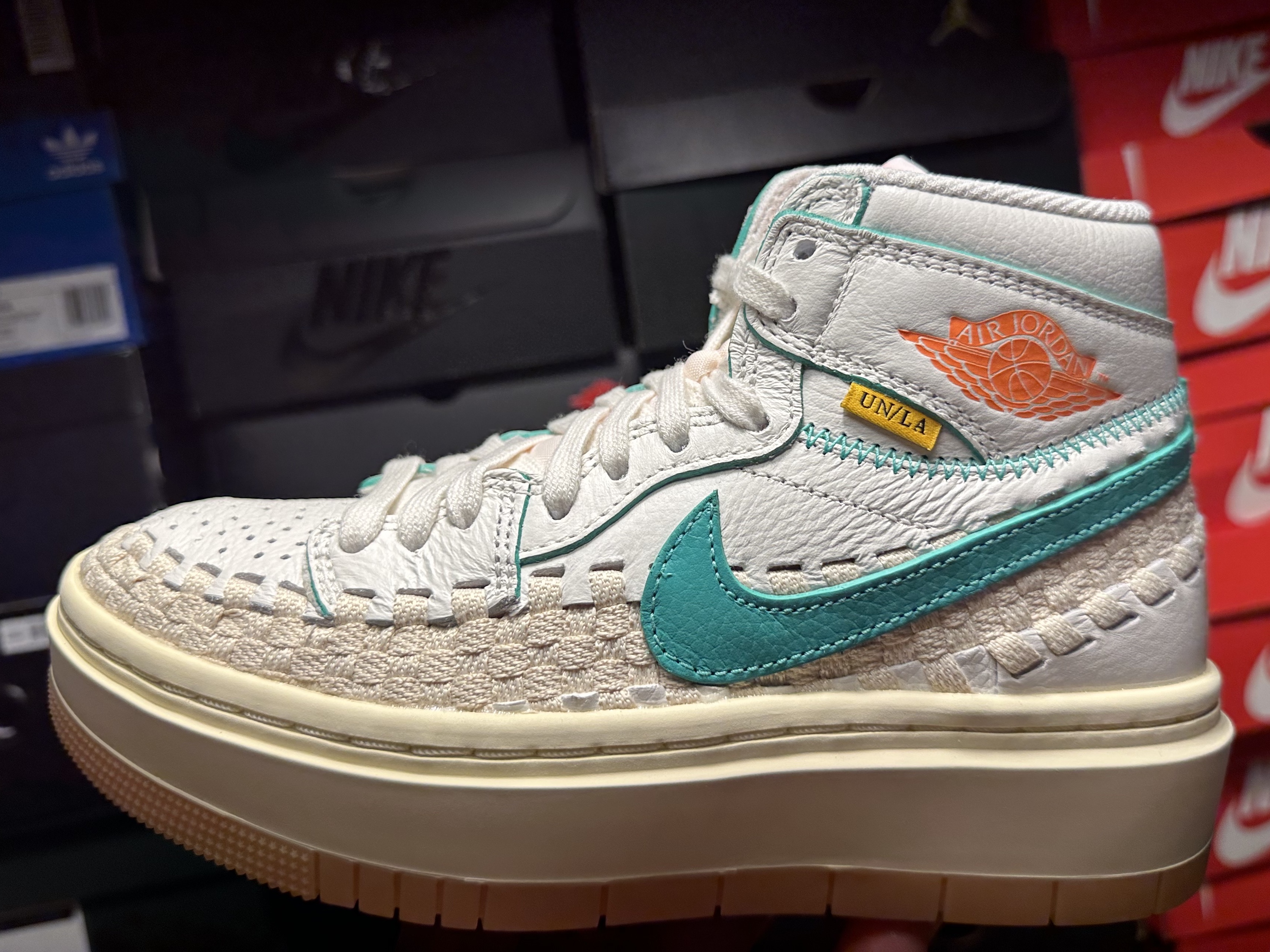 (W) Jordan 1 x Bephies Beauty Supply x Union Elevate High SP Summer  '96 착용 스타일 - 4