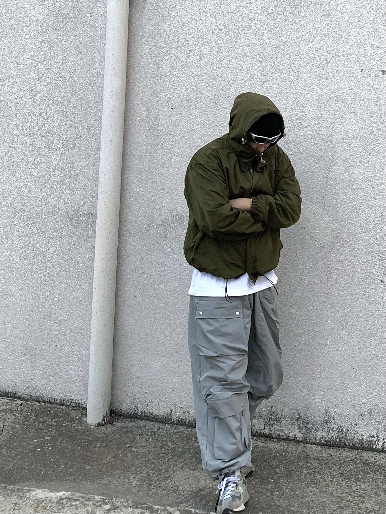 New Balance 992 Made in USA Grey - D Standard 착용 스타일 - 4