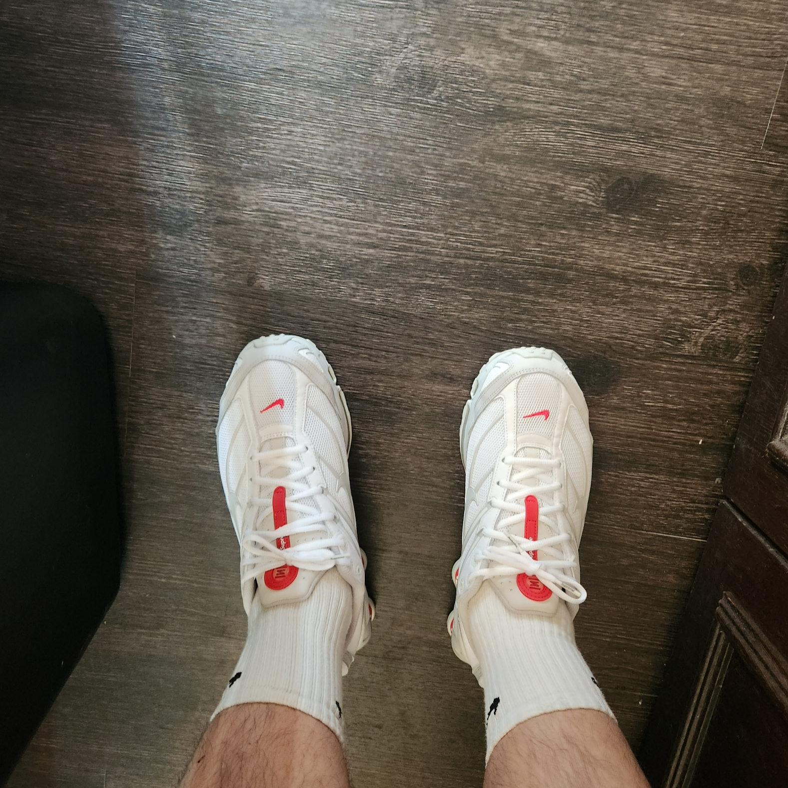 Nike x Supreme Shox Ride 2 SP White 착용 스타일