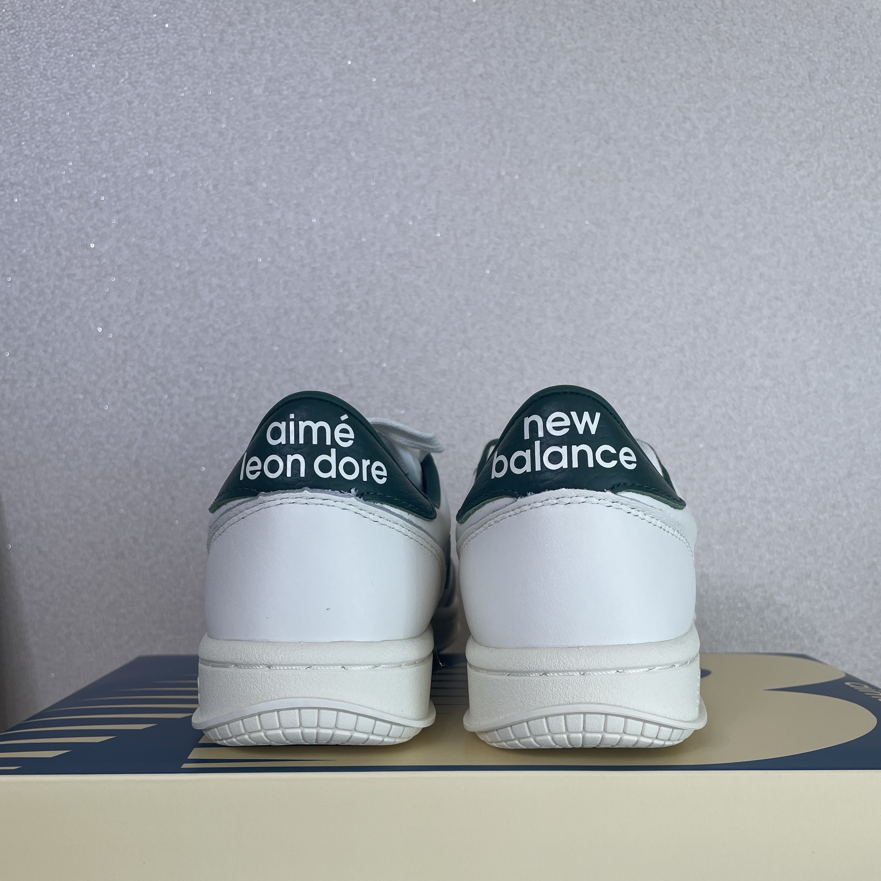 New Balance x Aime Leon Dore T500 Green 착용 스타일