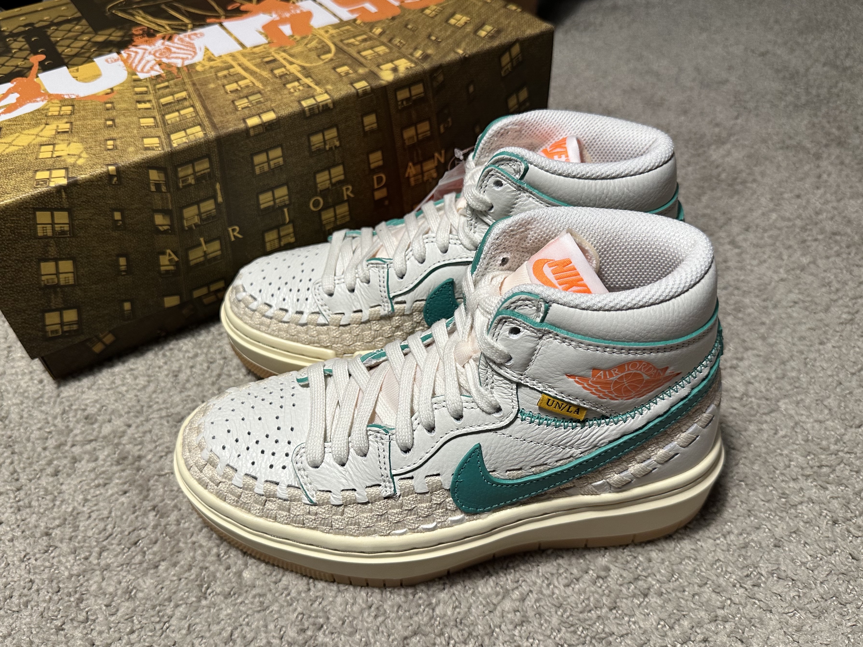 (W) Jordan 1 x Bephies Beauty Supply x Union Elevate High SP Summer  '96 착용 스타일 - 1