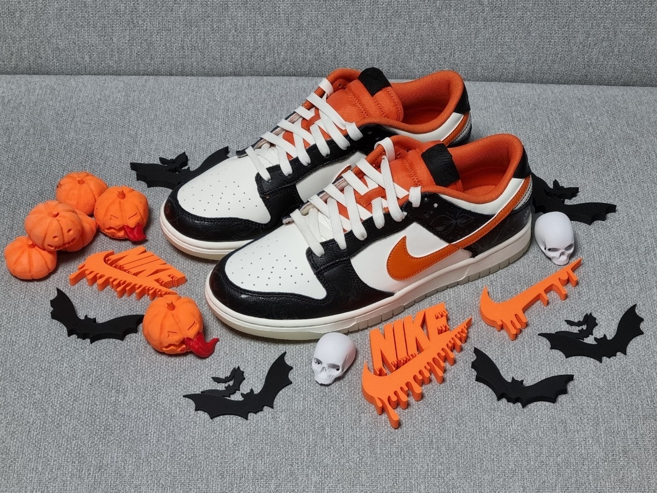 Nike Dunk Low Retro PRM Halloween 착용 스타일 - 3