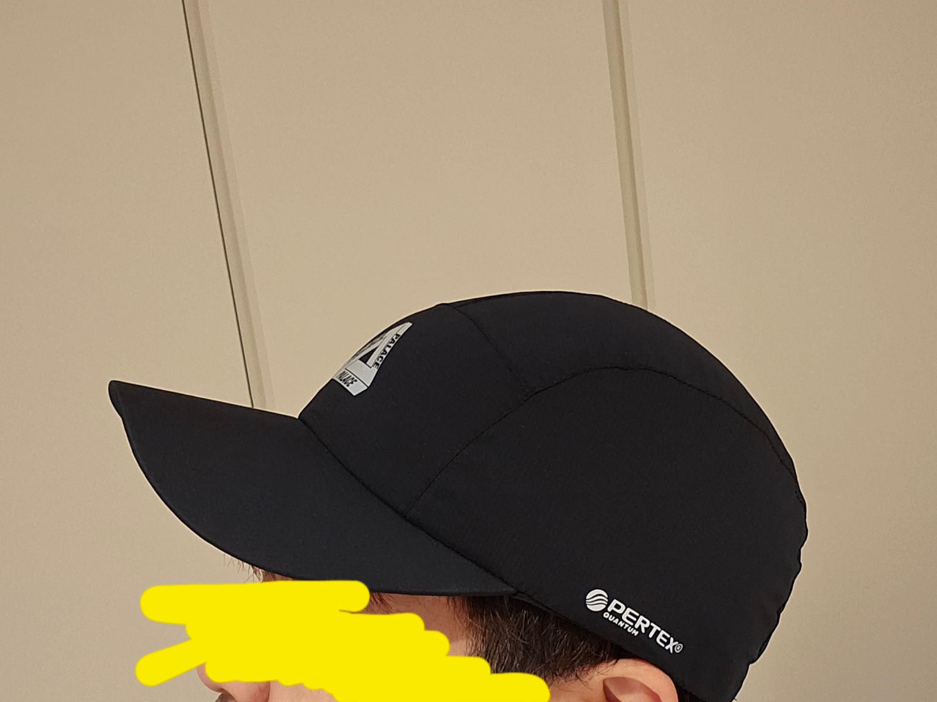 Palace Pertex Mask Cap Black - 23FW 착용 스타일 - 5