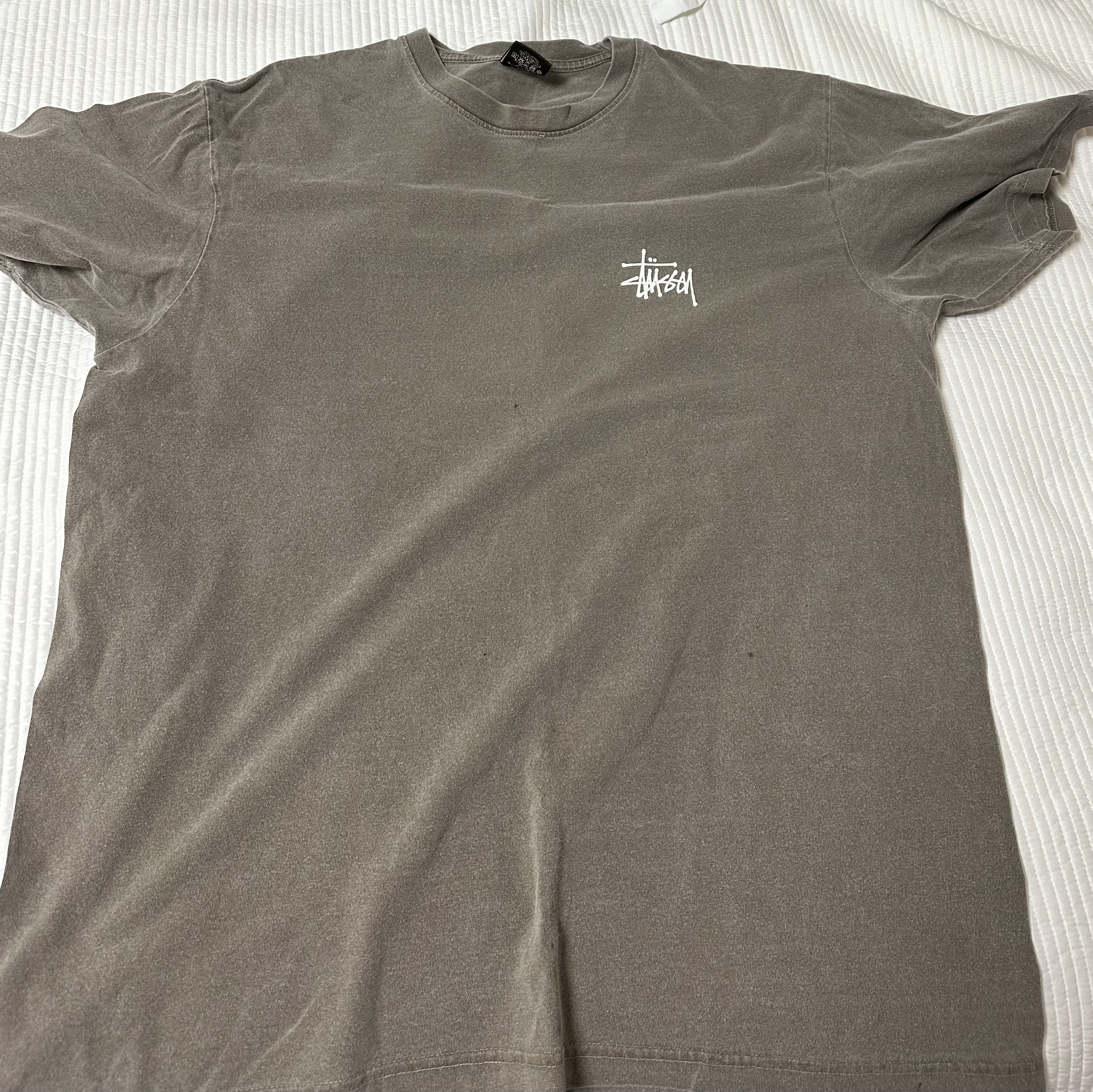 Stussy Basic Stussy Pigment Dyed T-Shirt Coffee 2022 착용 스타일