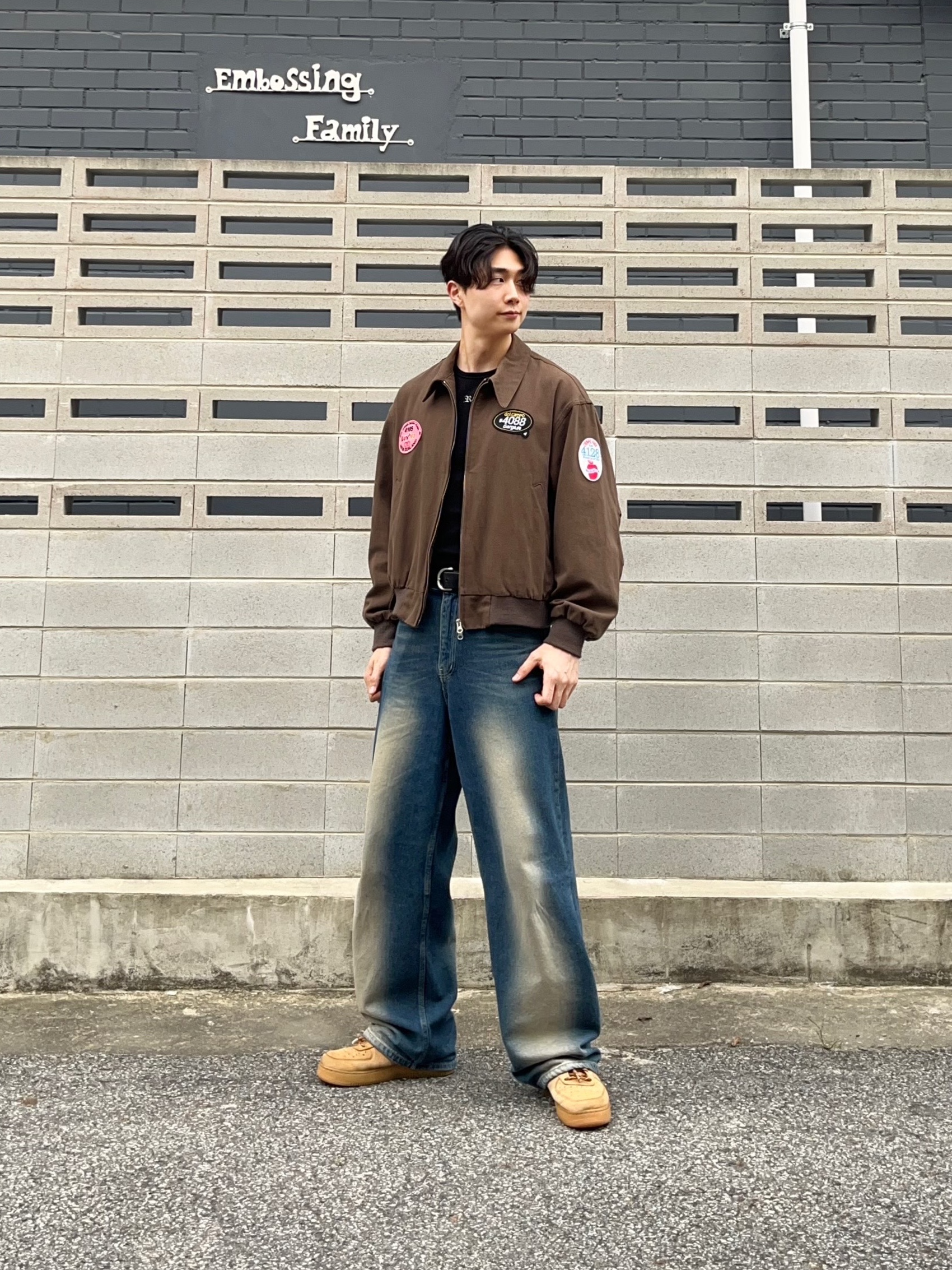 Nike Air Force 1 '07 WB Flax 착용 스타일 - 1