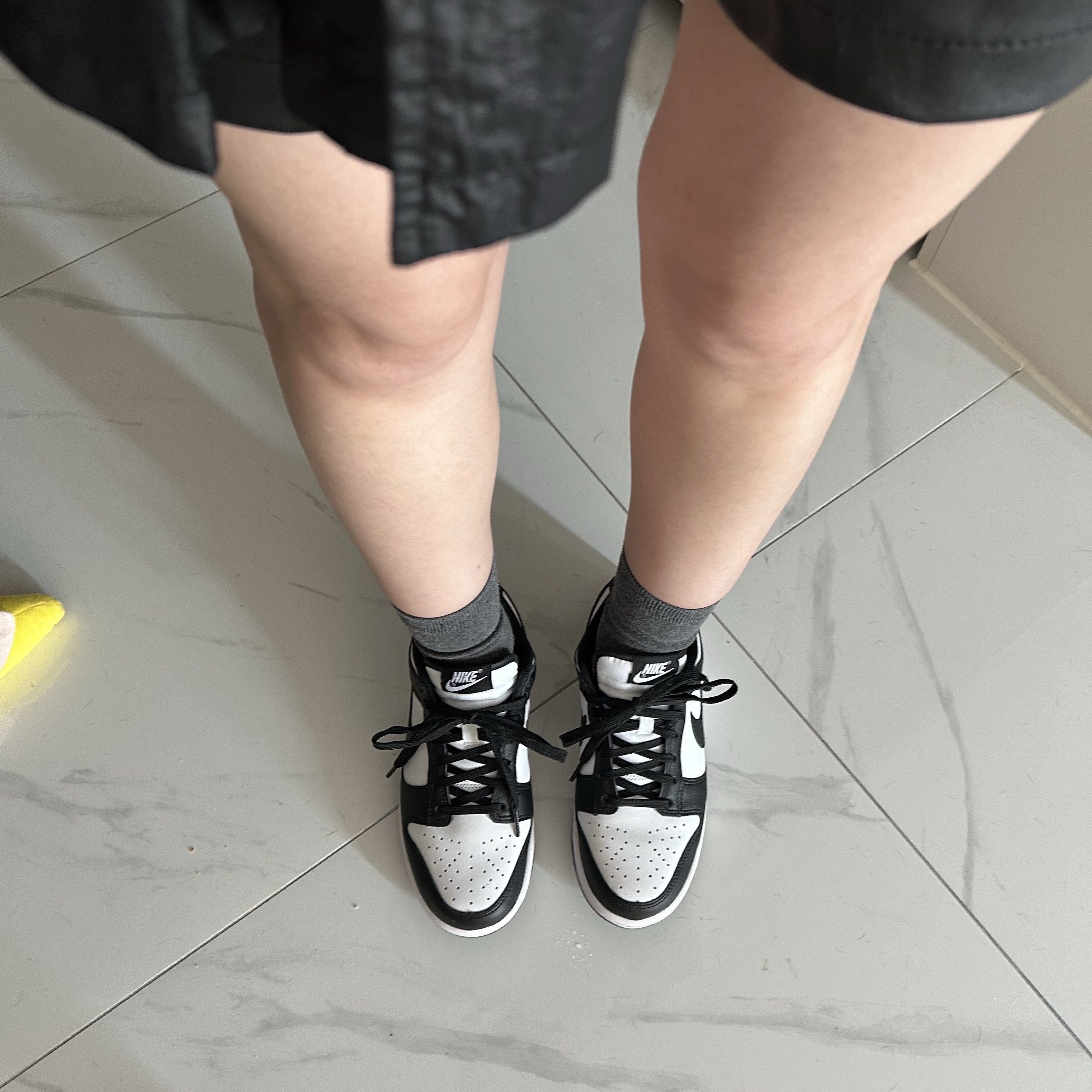 (W) Nike Dunk Low Black 착용 스타일
