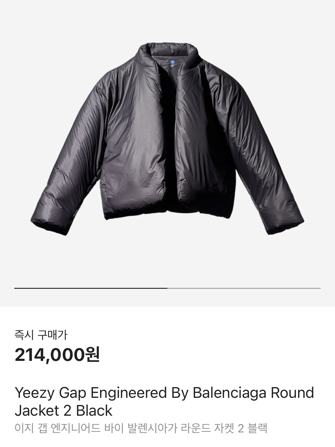 Yeezy Gap Engineered By Balenciaga Round Jacket 2 Black, Zara x Ader Error Oversize Puffer Jacket Black 착용 스타일 - 5