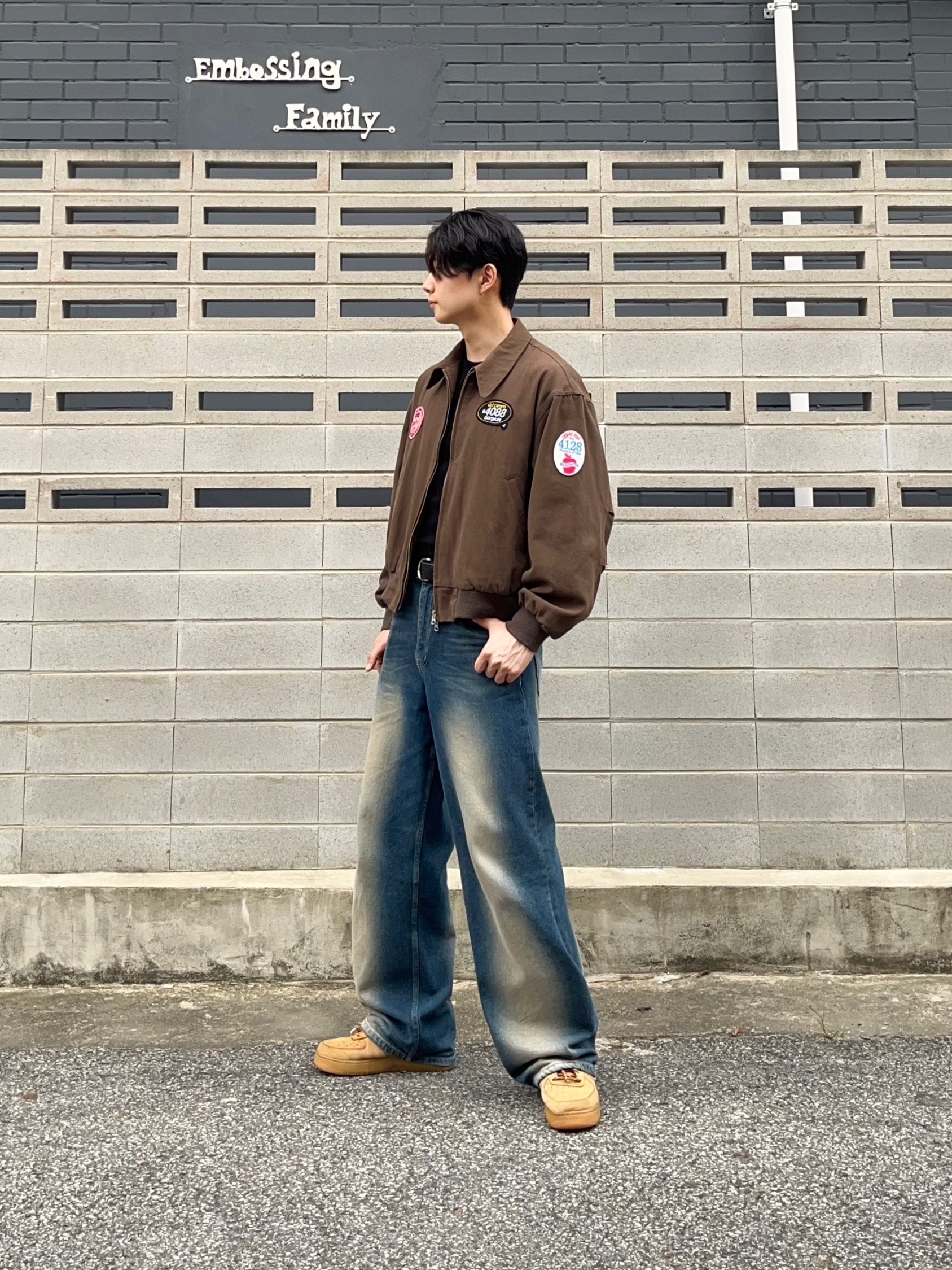 Nike Air Force 1 '07 WB Flax 착용 스타일 - 2