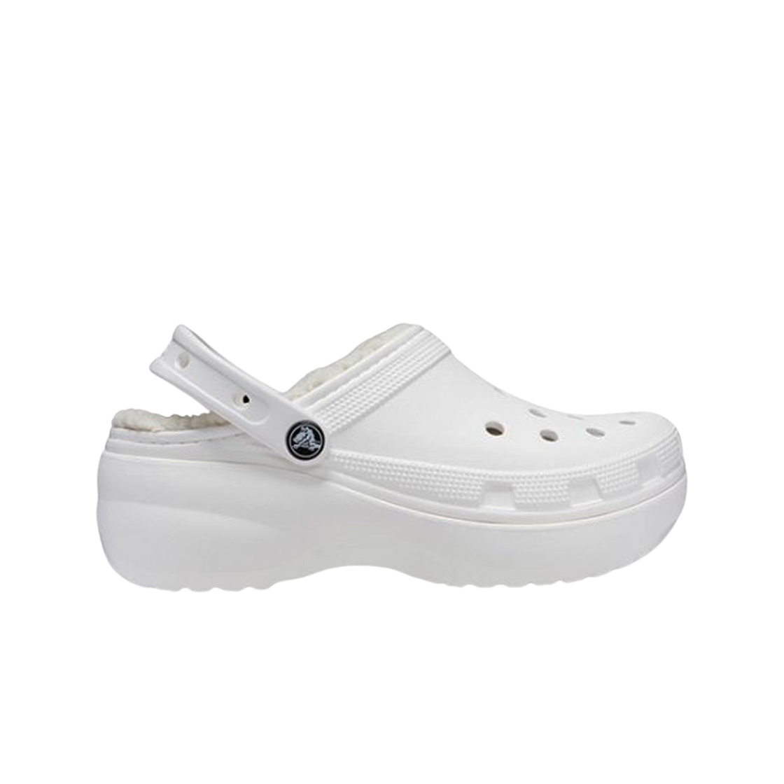 (W) 크록스 클래식 플랫폼 라인드 클로그 화이트((W) Crocs Classic Platform Lined Clog White)