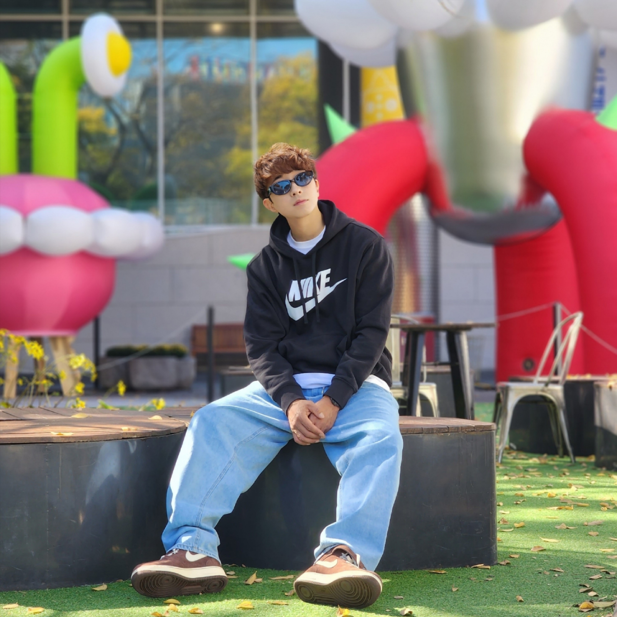 Nike NSW Club Fleece Graphic Pullover Hoodie black - Asia, Nike NSW Club Fleece Graphic Pullover Hoodie Black - US/EU 착용 스타일 - 4