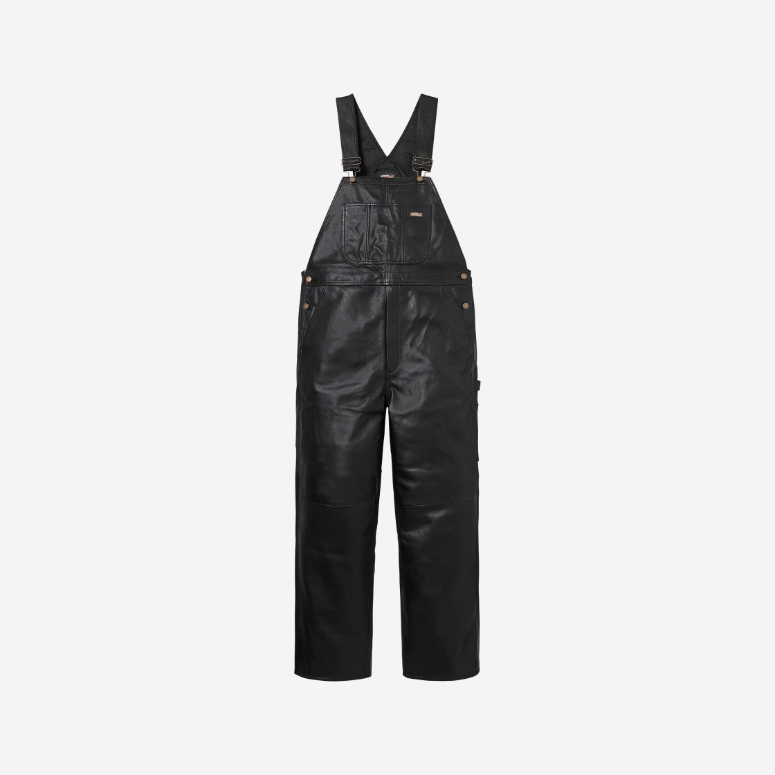 Supreme x Dickies Leather Overalls Black - 23FW 상세 이미지 1