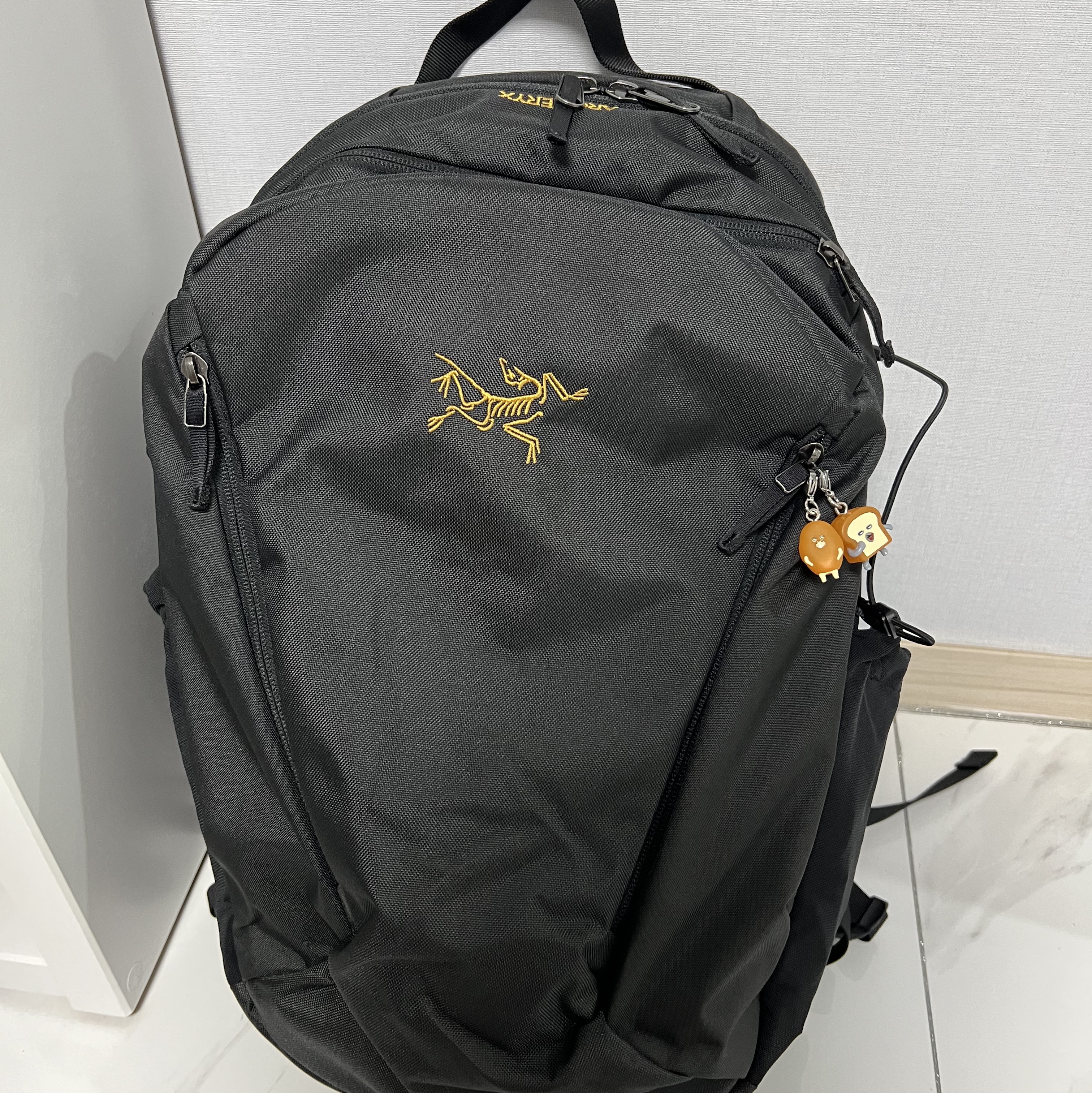 Arc'teryx Mantis 26 Backpack Black 착용 스타일