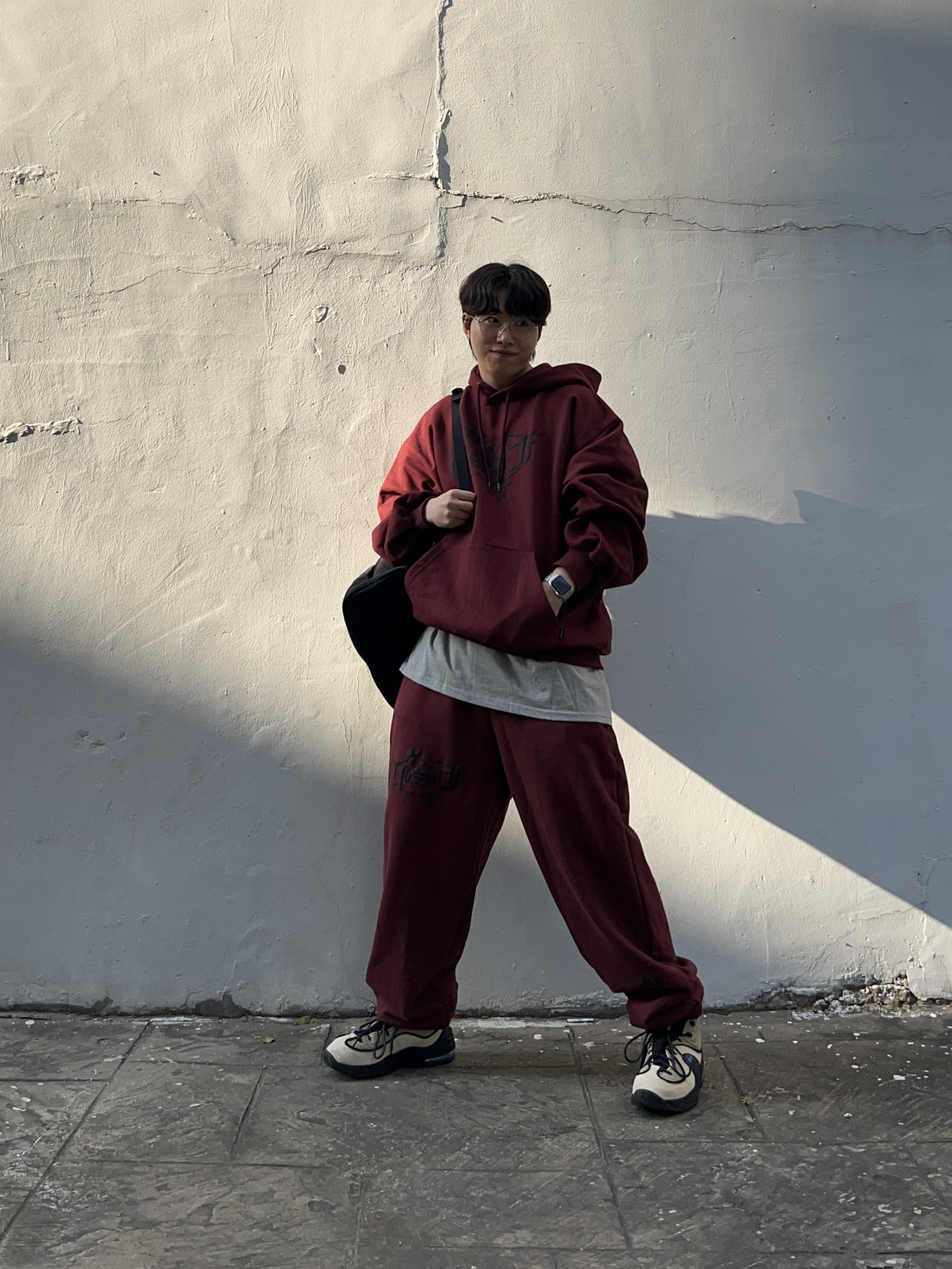 Nike x Stussy Air Penny II Rattan and Limestone 착용 스타일 - 2