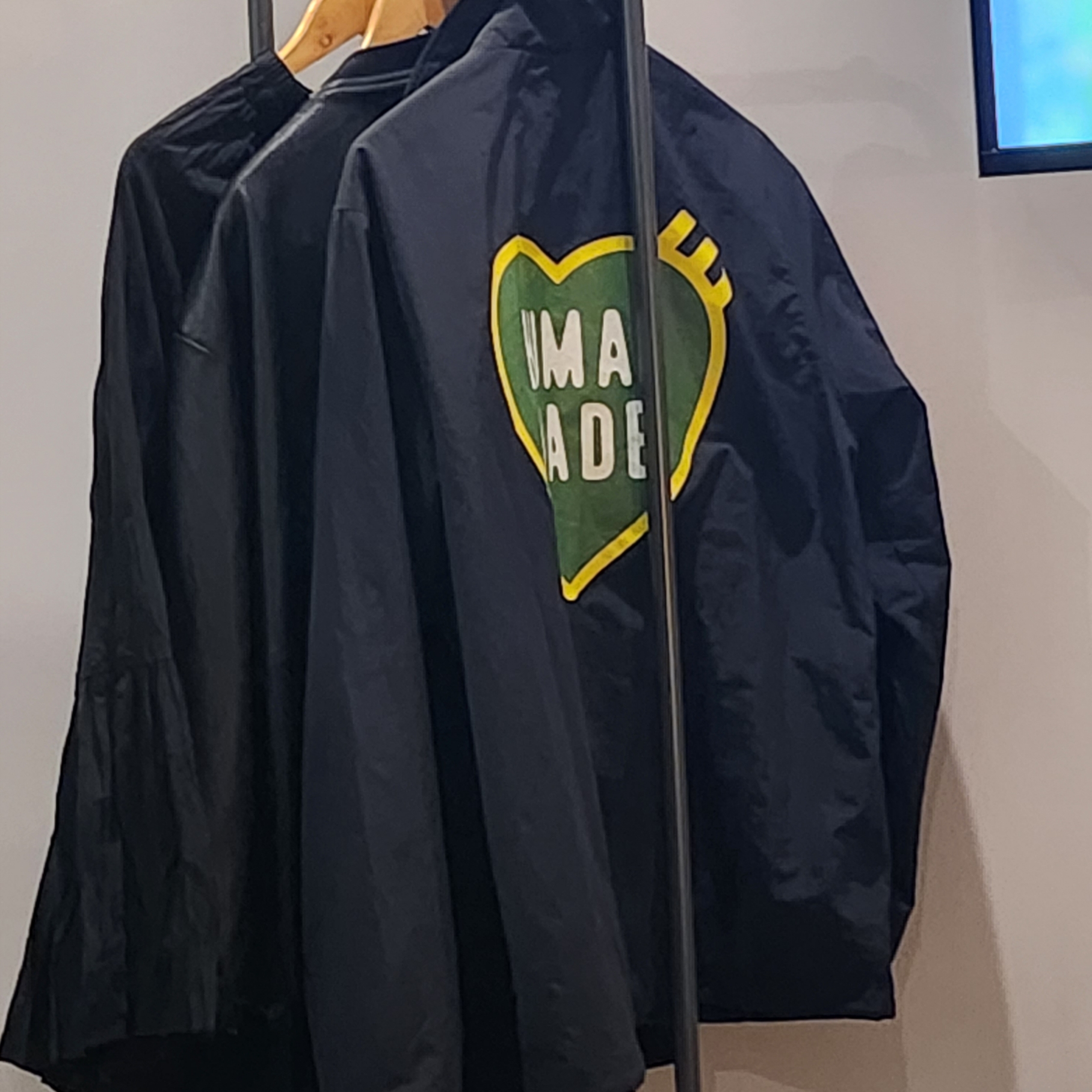 Human Made Coach Jacket Black 착용 스타일