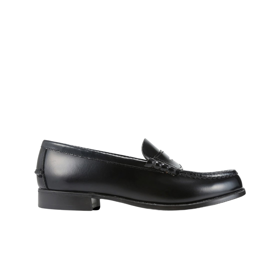 (W) 하루타 레더 페니 로퍼 블랙((W) Haruta Leather Penny Loafer Black)