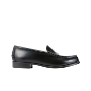 (W) Haruta Leather Penny Loafer Black