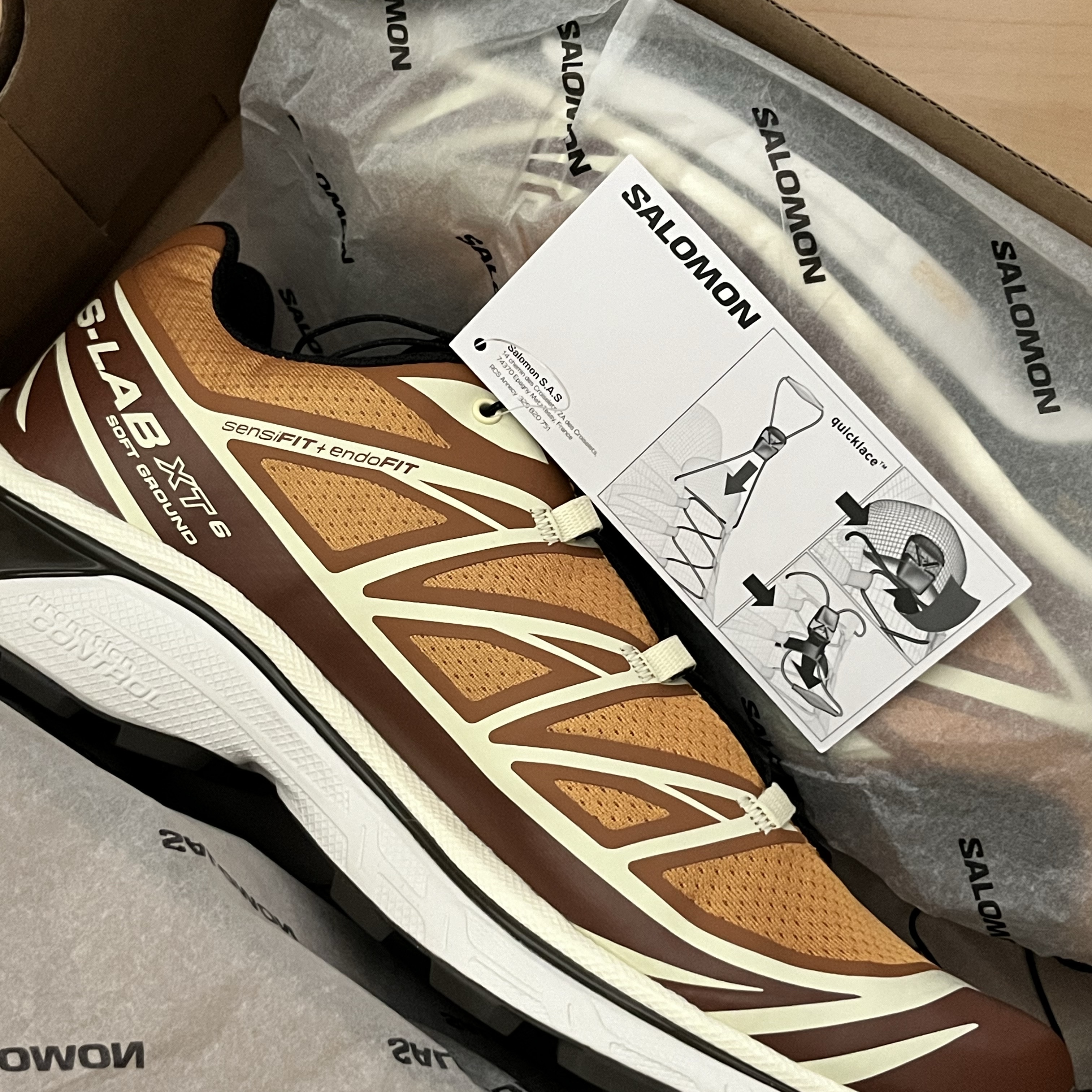 Salomon x END. XT-6 Porcini 착용 스타일